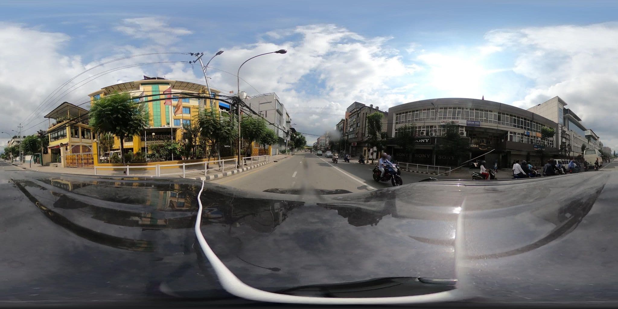 Street view near Yellow Pagoda, Kathmandu