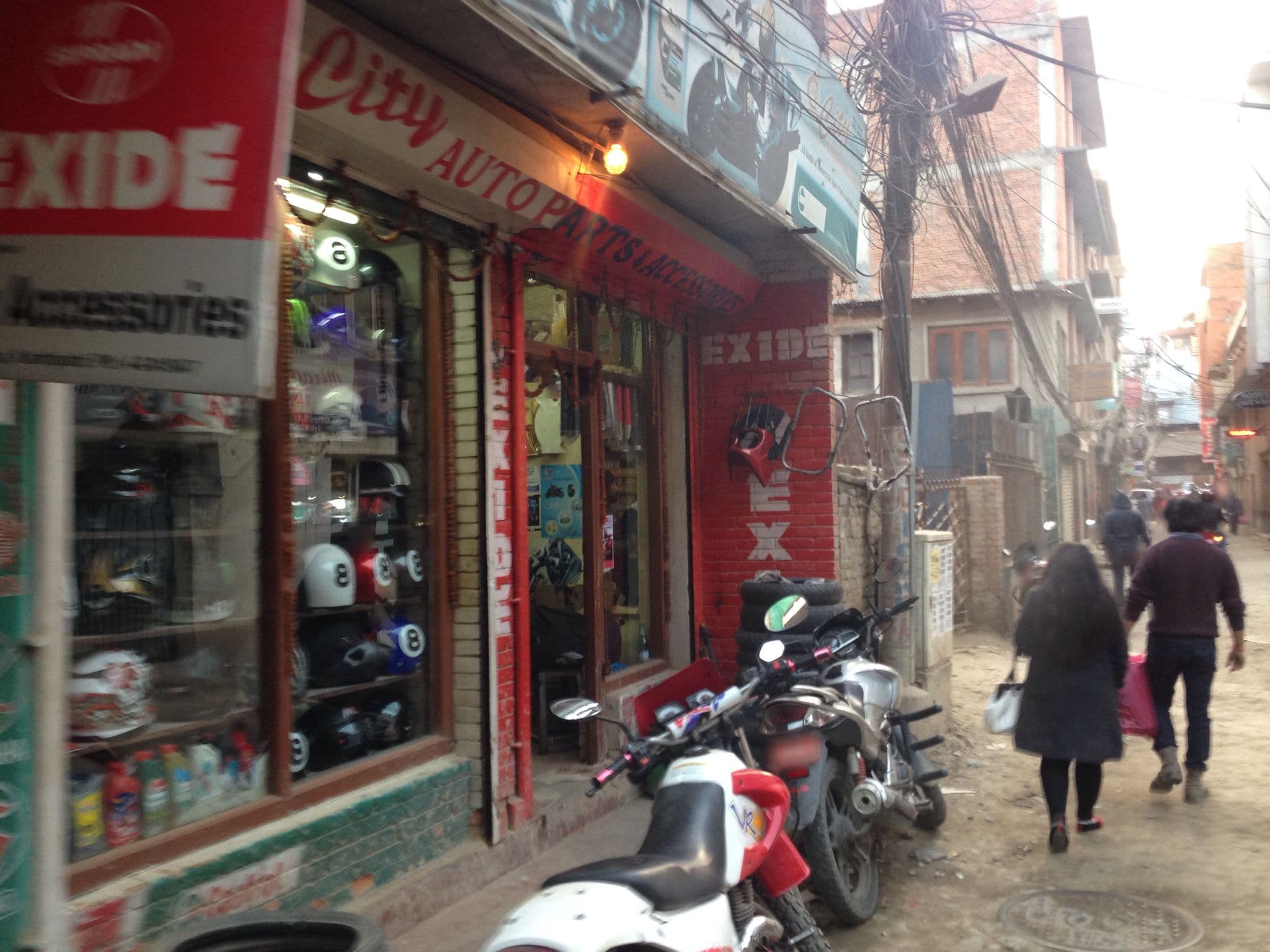 Street view near Koohinoor Inn, Kathmandu
