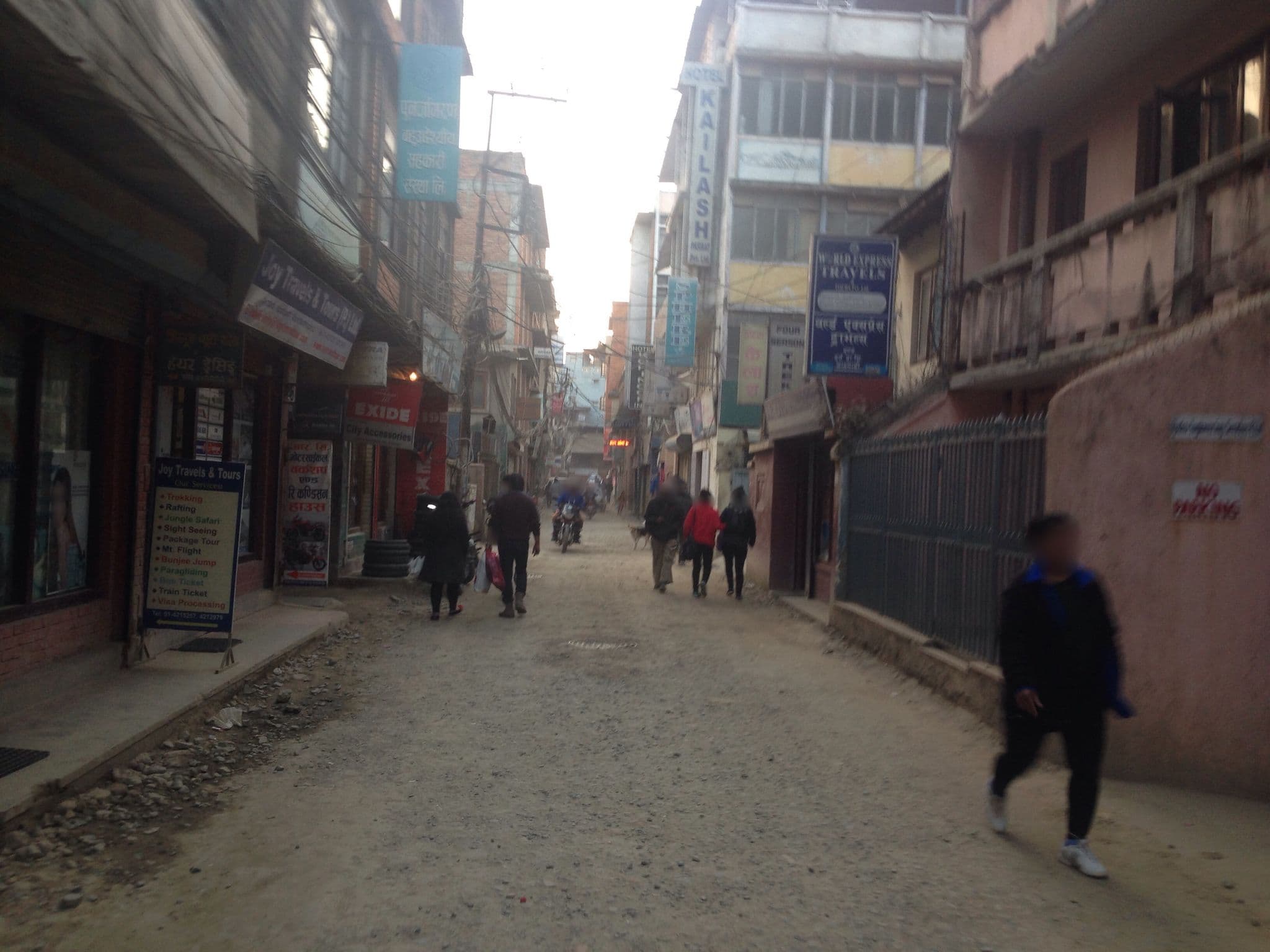 Street view near Kailash Parbat, Kathmandu