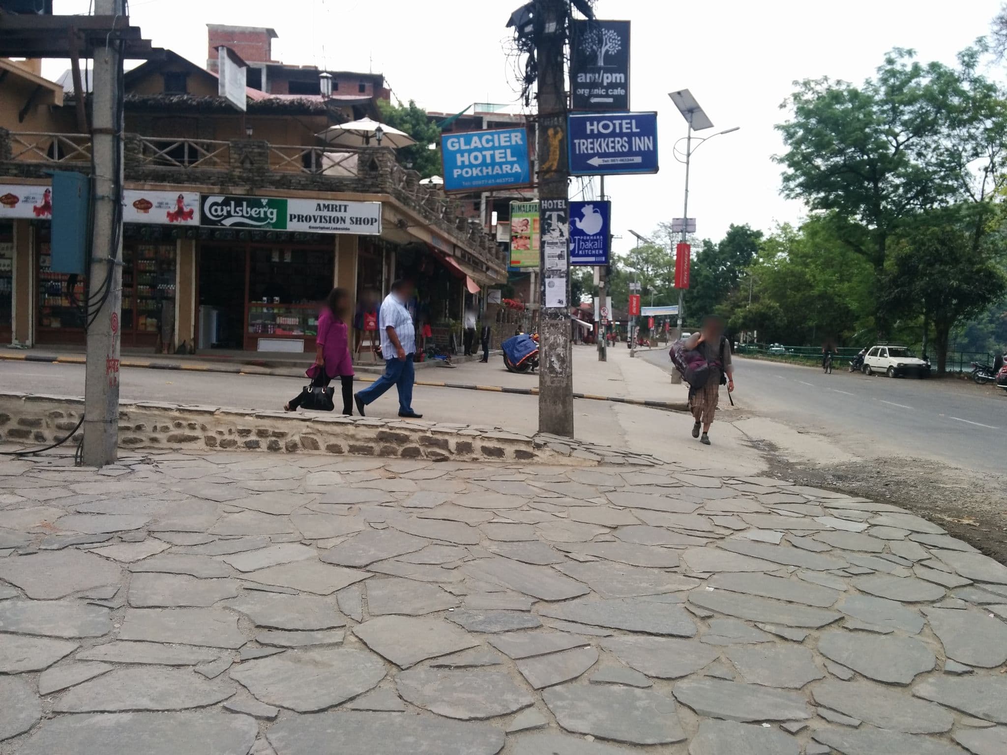 Street view near Glacier Hotel, Pokhara