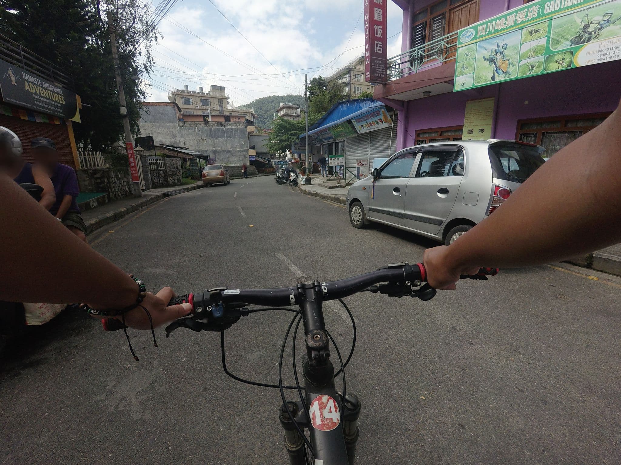 Street view near Royal Guesthouse, Pokhara