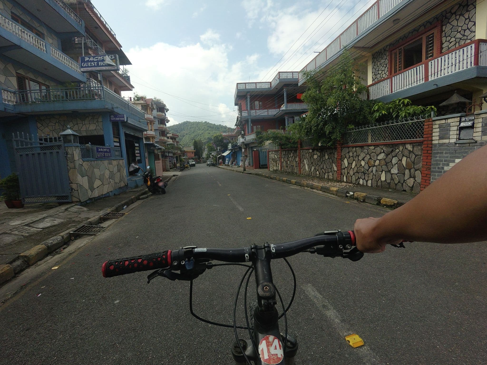 Street view near Shanti Guest House, Pokhara