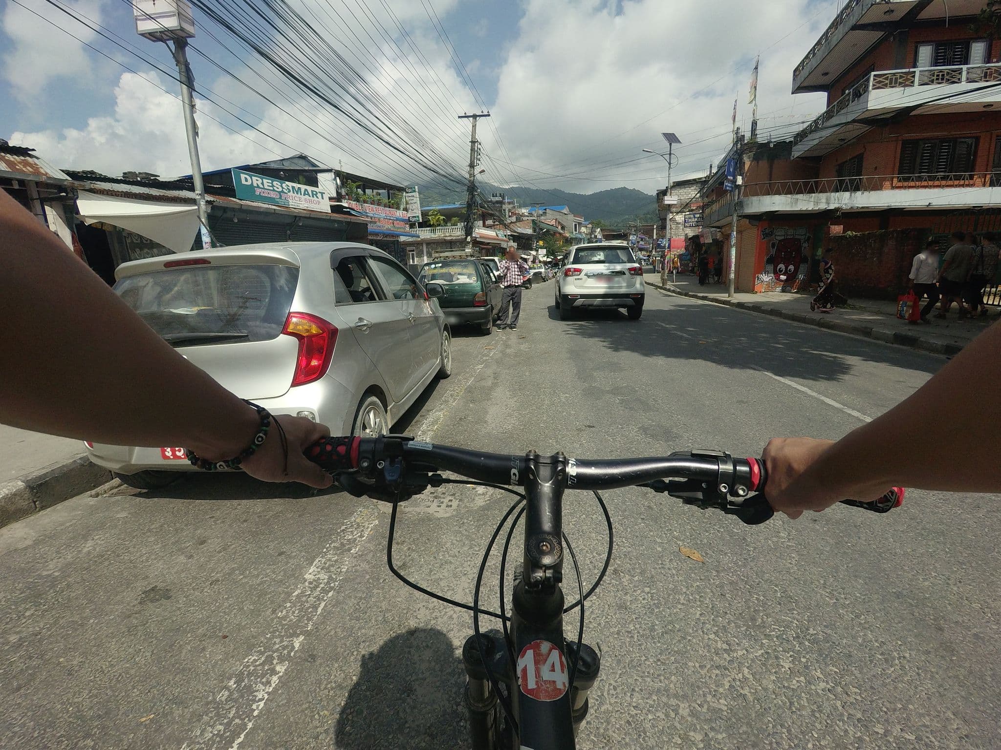Street view near Simrik, Pokhara