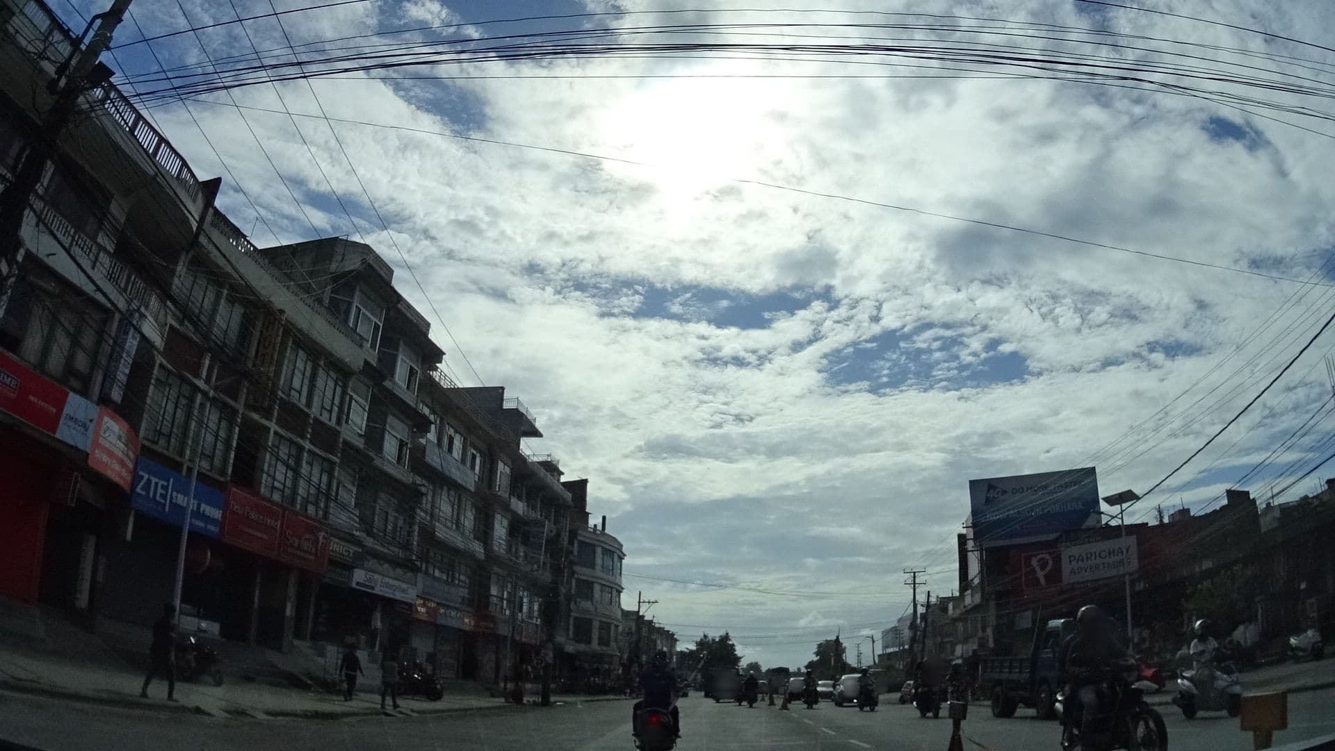 Street view near Hotel Nilkamal, Pokhara