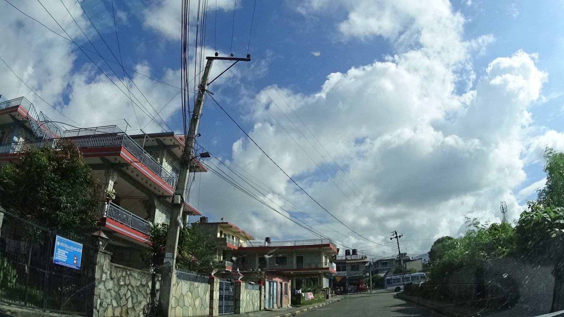Street view near PunHill Guest House, Pokhara