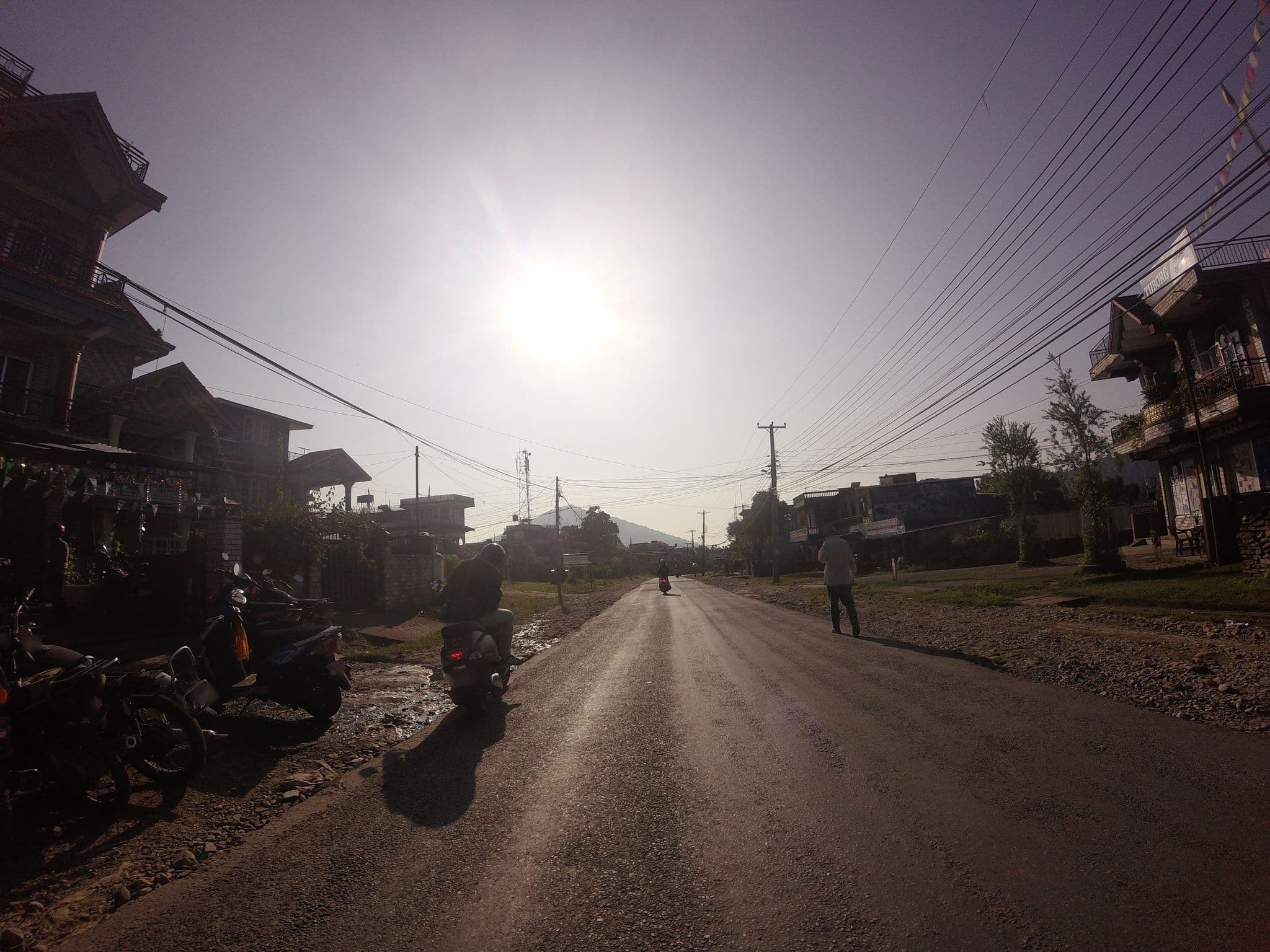 Street view near Aamako Aasirbad hotel, Pokhara