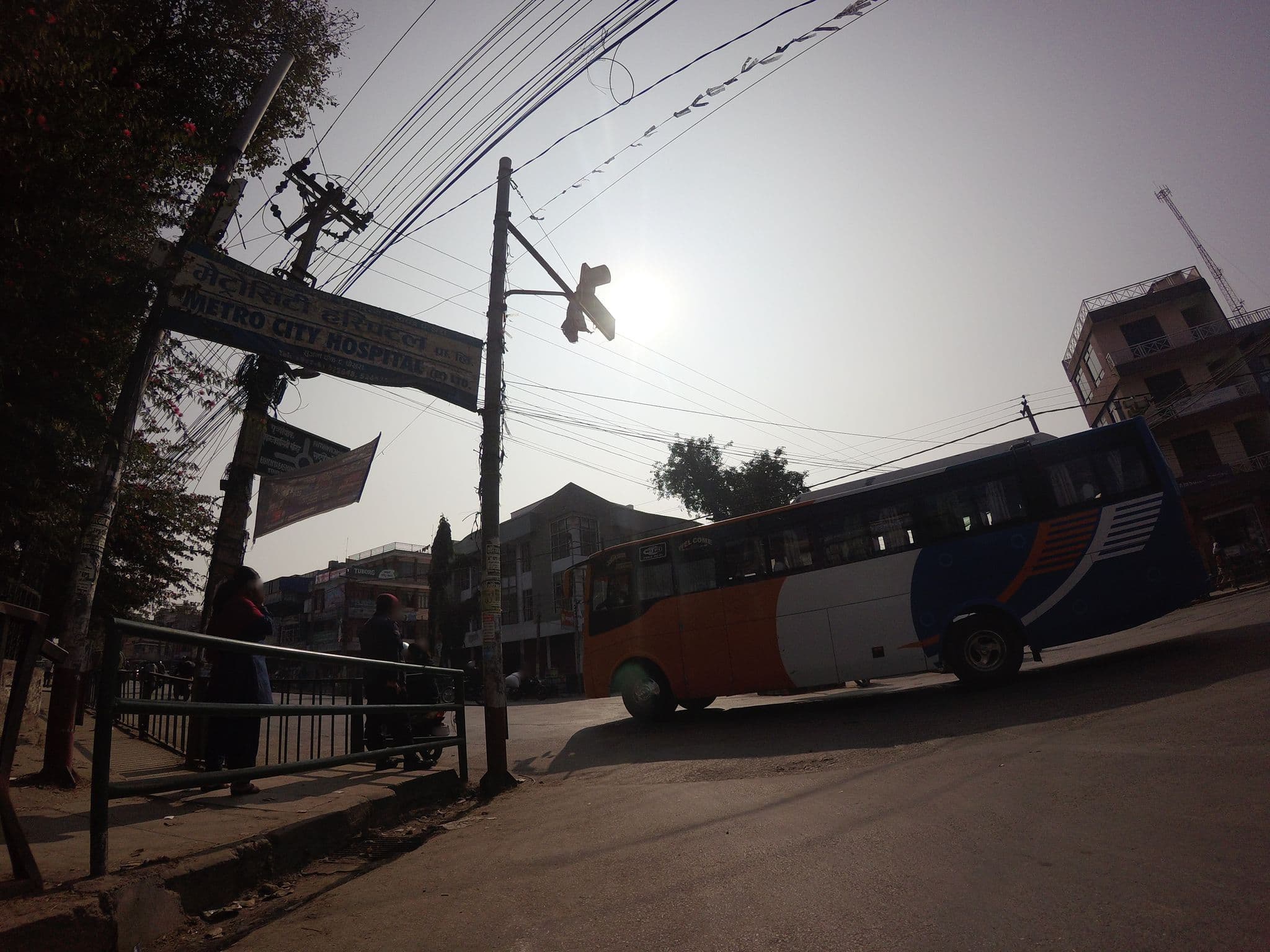 Street view near Hotel Dhaulagiri, Pokhara