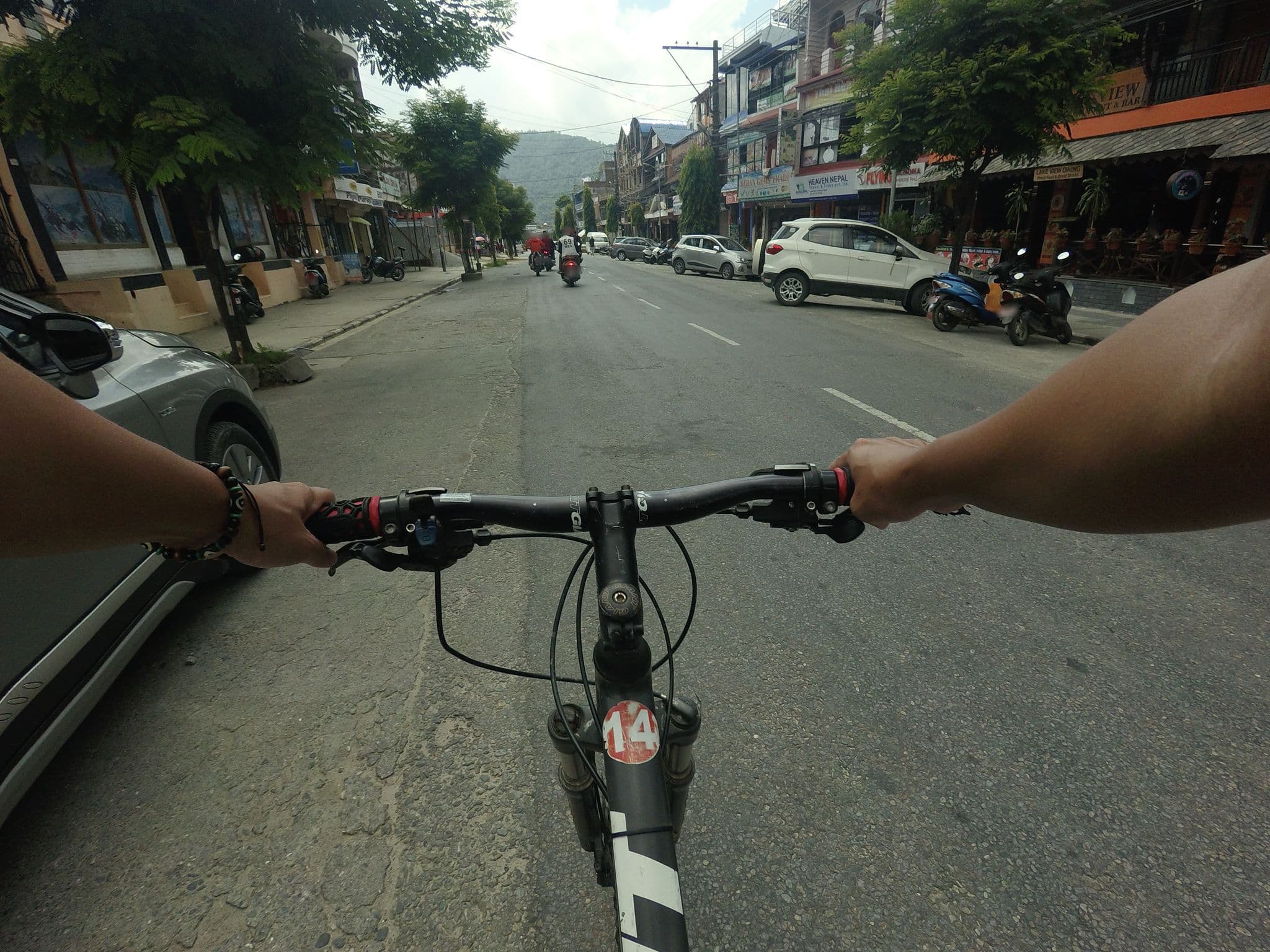 Street view near Hotel Gurkha Summit, Pokhara