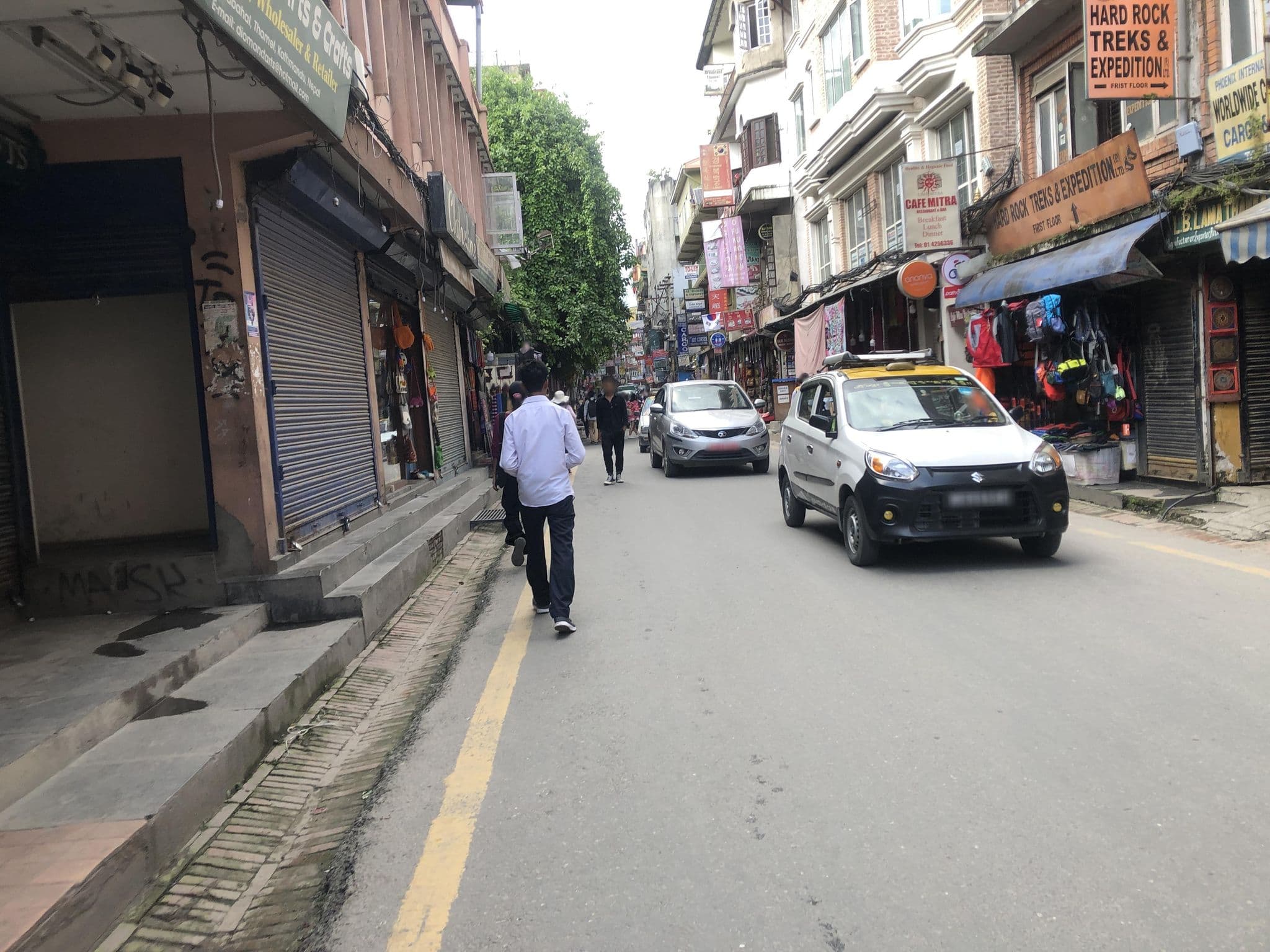 Street view near Hotel Yala Peak, Kathmandu — © olily (CC BY-SA · Mapillary)