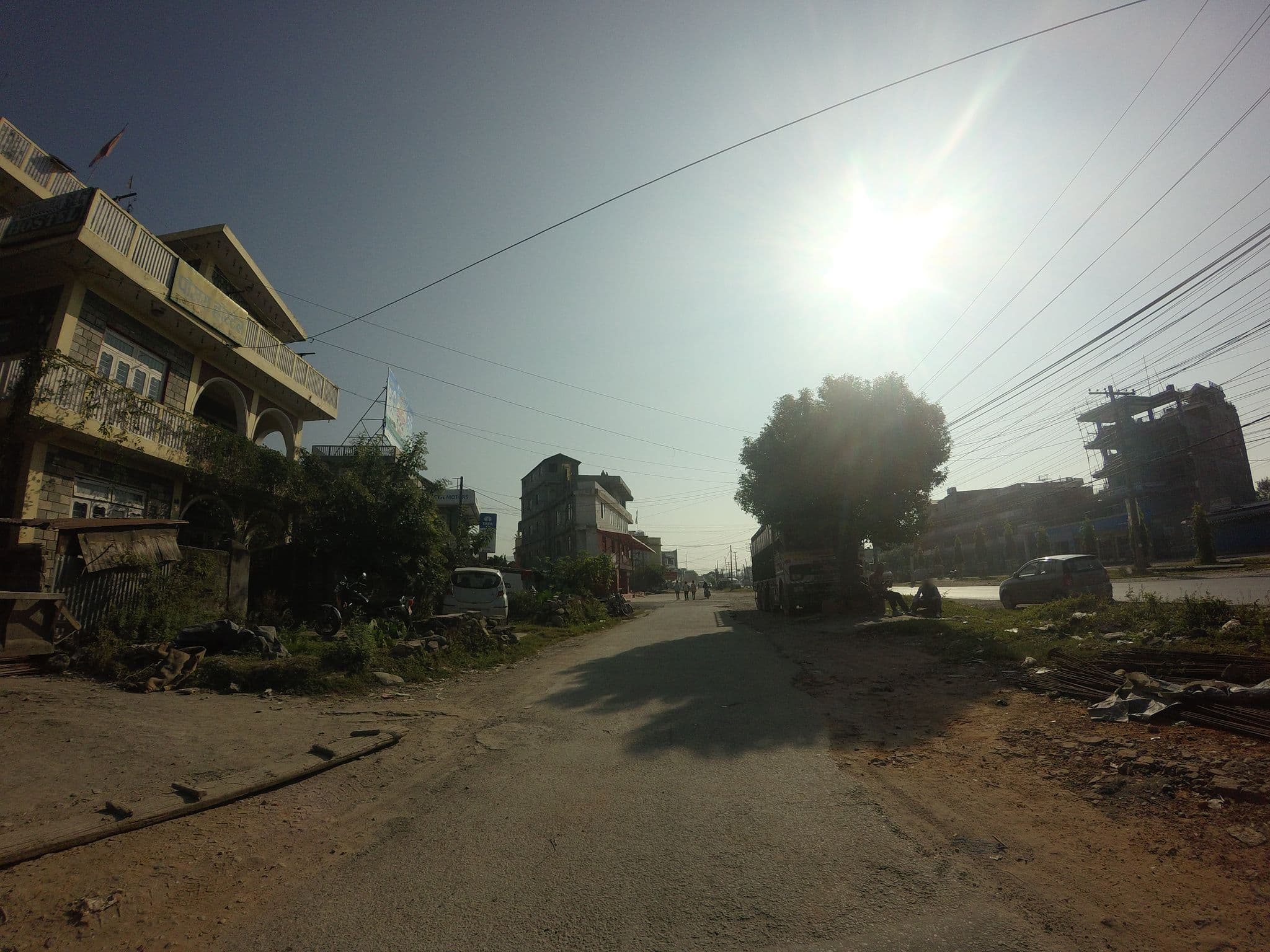 Street view near Pokhara SLC Hostel, Pokhara