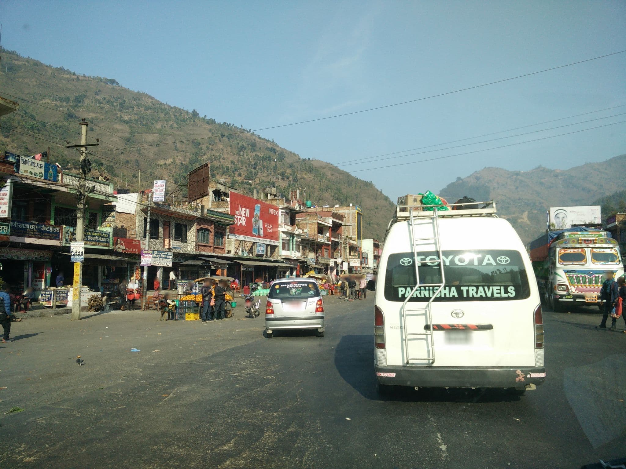 Street view near Gorkha Hotel and Guest House, Bharatpur
