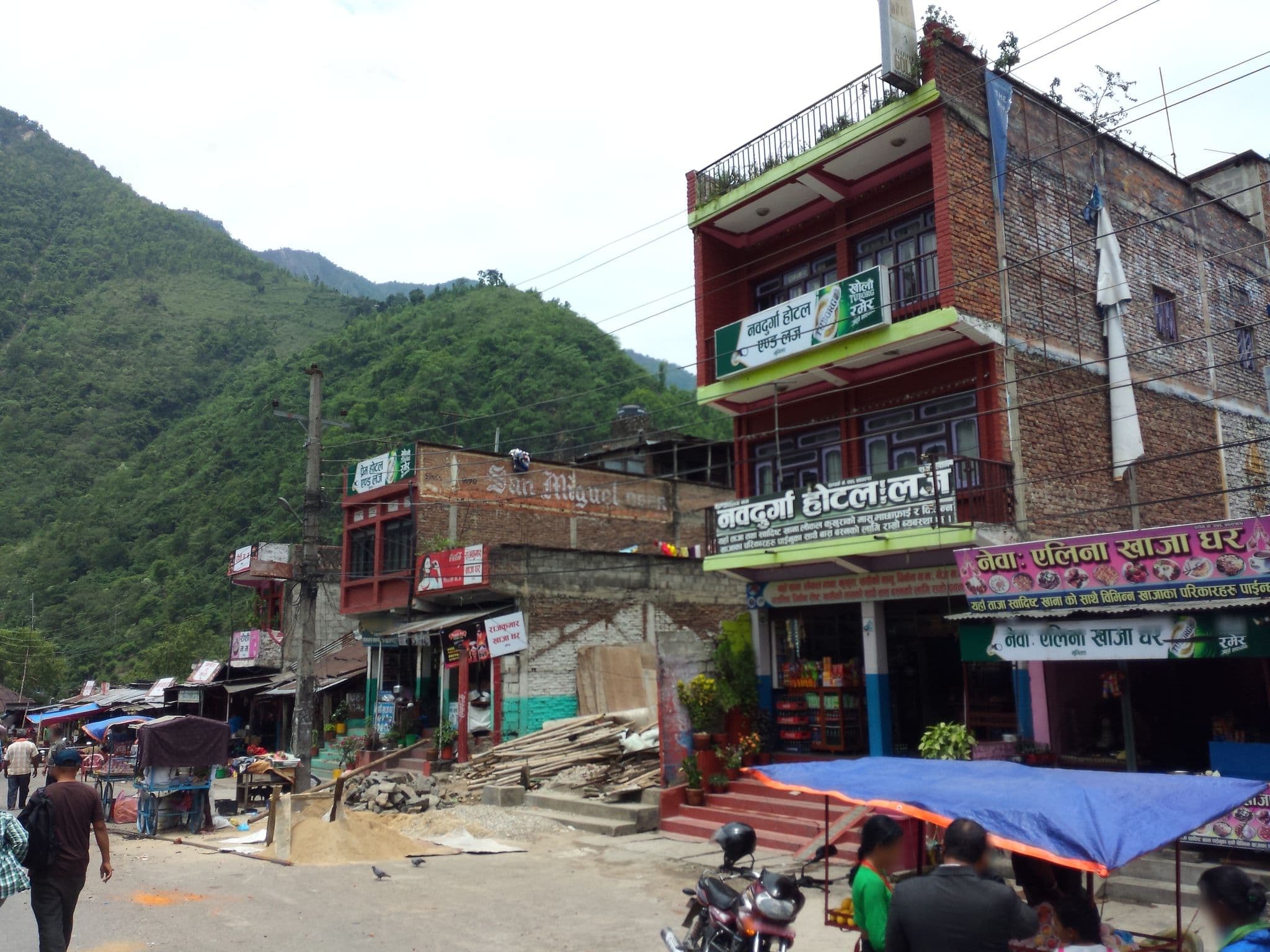 Street view near Nawadurga Hotel and Lodge, Bharatpur