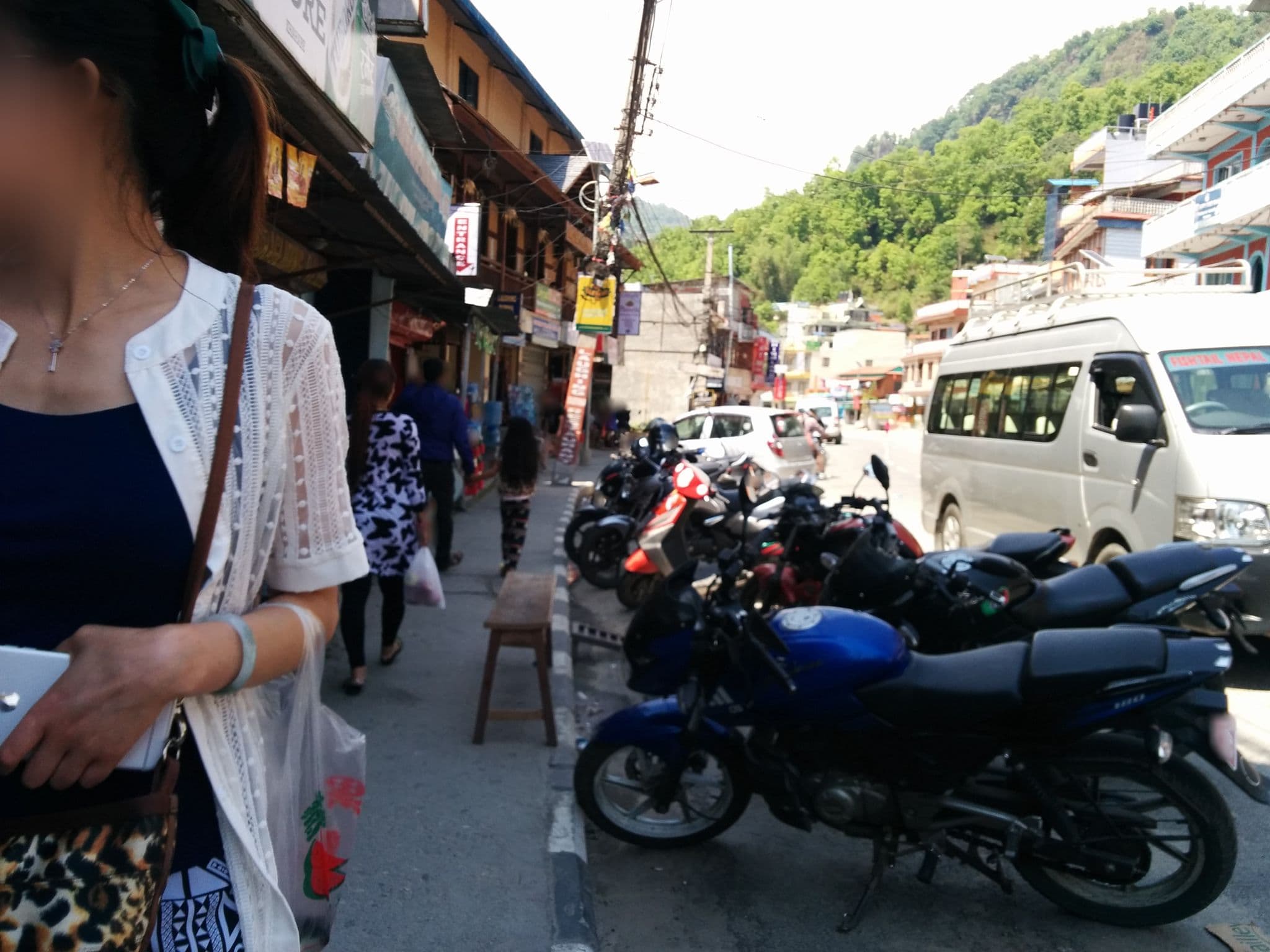 Street view near The Coast, Pokhara — © sashazykov (CC BY-SA · Mapillary)