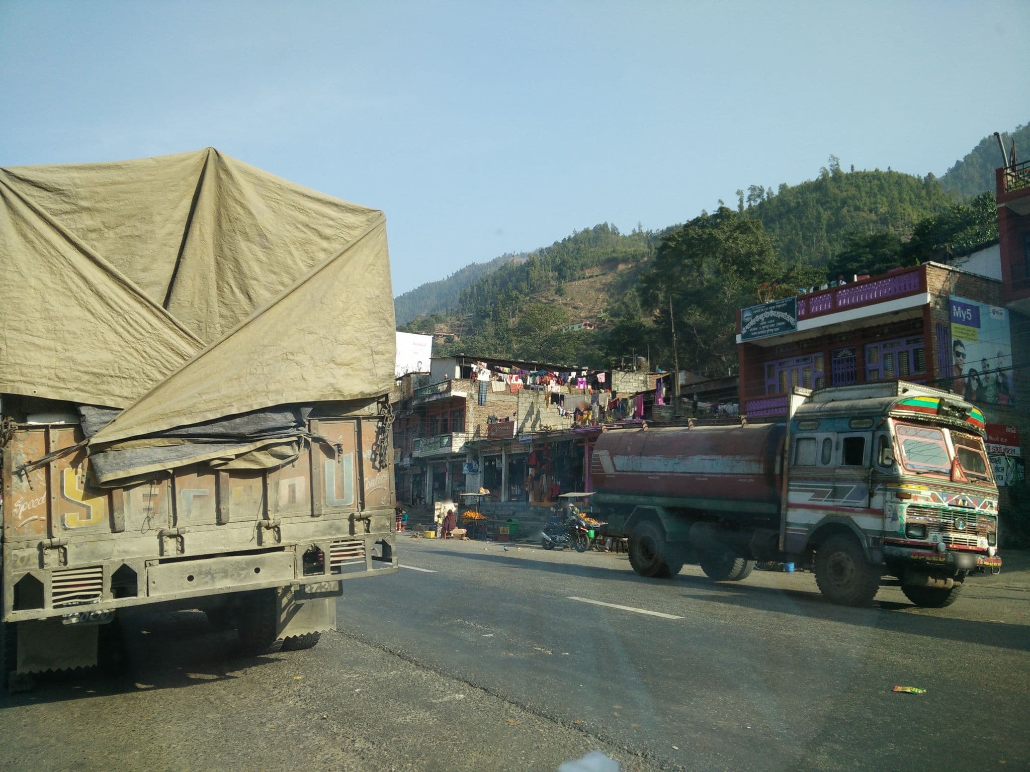 Street view near Machhaouchhre Hotel & Lodge, Bharatpur