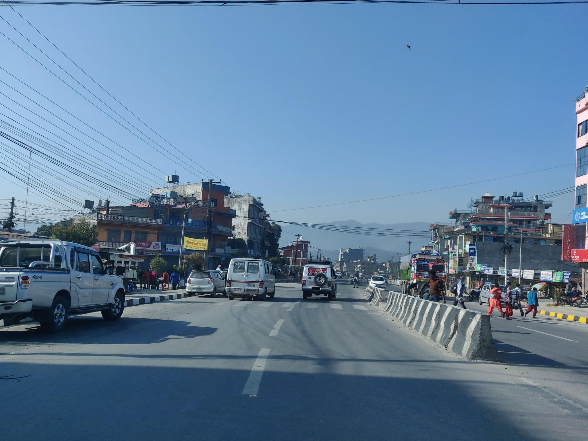 Street view near Kaligandaki Guest House, Pokhara