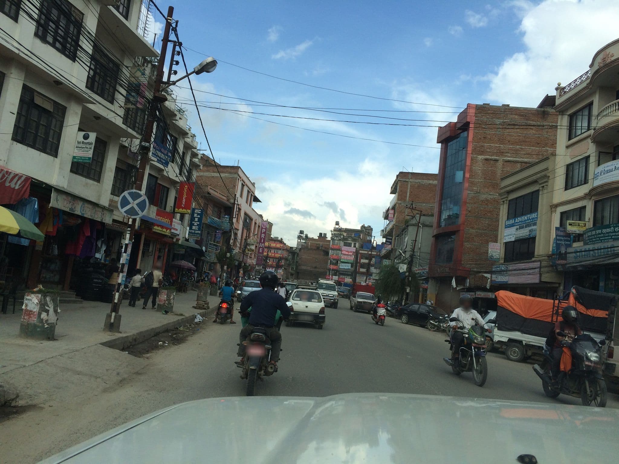 Street view near Kathmandu Peace Guest House, Kathmandu — © akimasa (CC BY-SA · Mapillary)