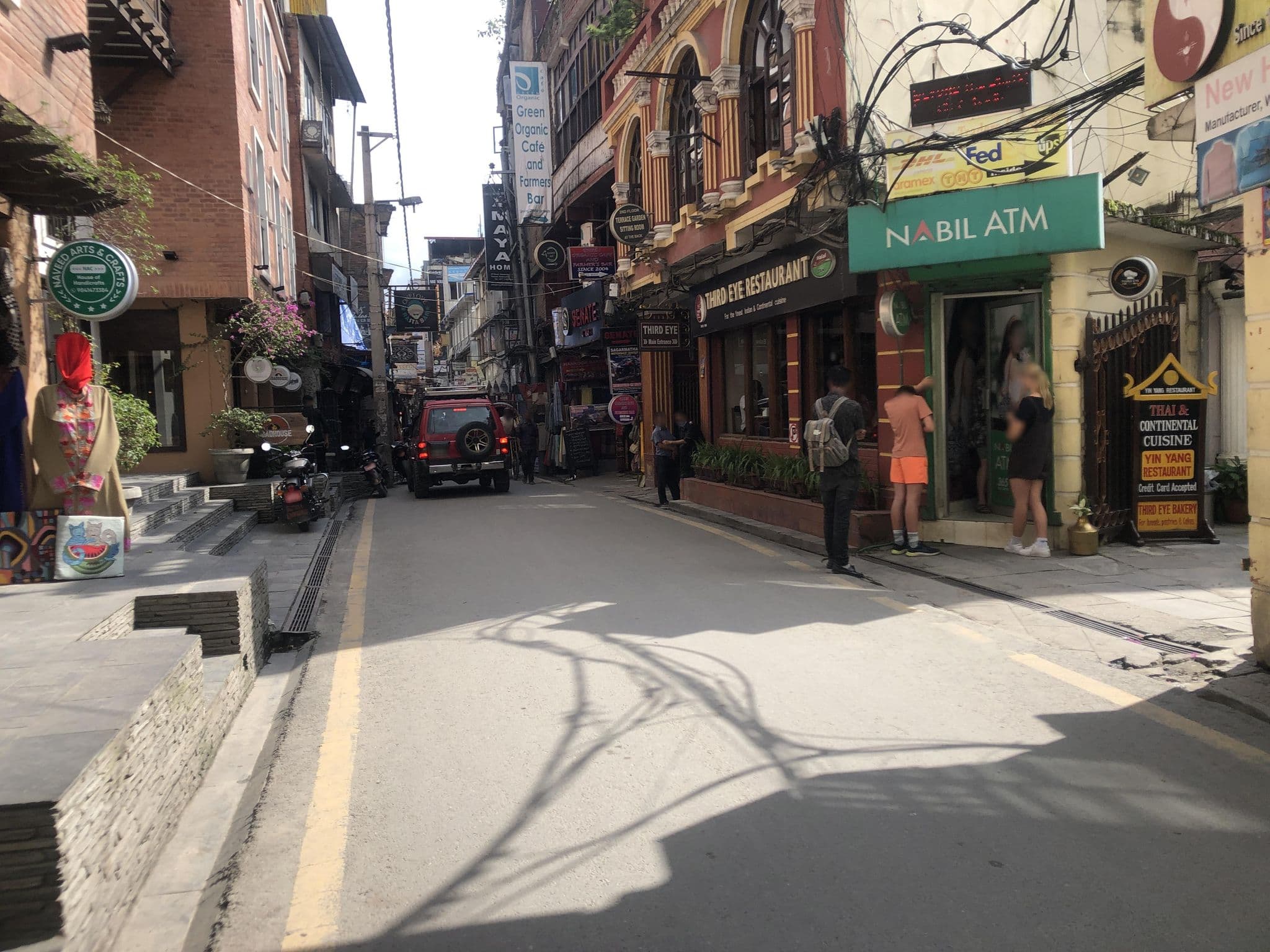 Street view near Roadhouse Cafe / Hotel Roadhouse, Kathmandu