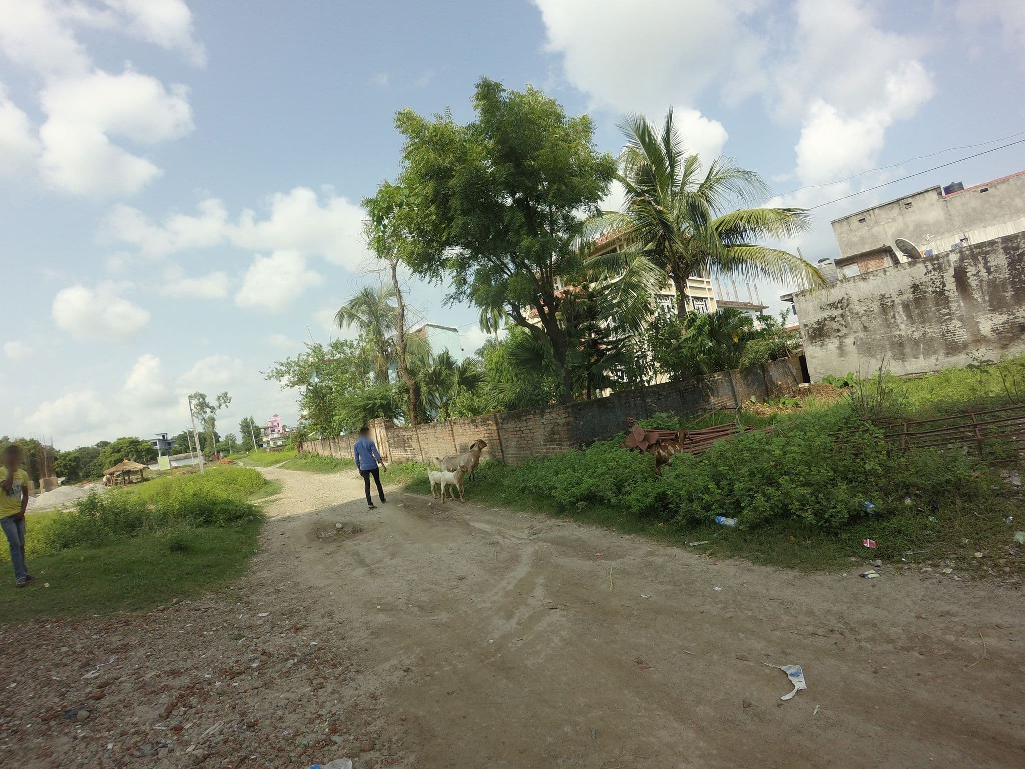 Street view near Hotel Green Asia, Ṭikāpur — © nirabpudasaini (CC BY-SA · Mapillary)