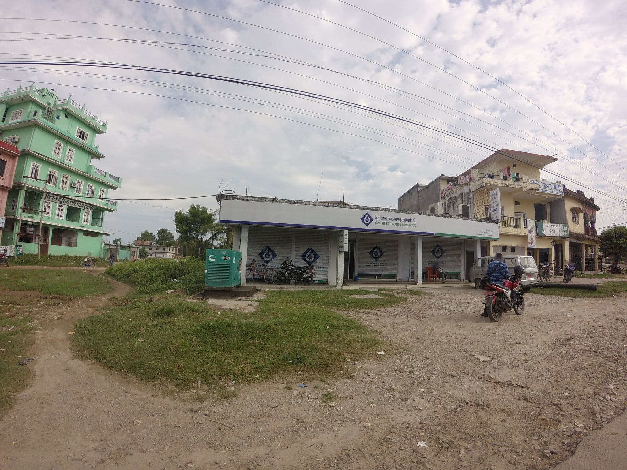 Street view near S & P Hotel, Ṭikāpur — © nirabpudasaini (CC BY-SA · Mapillary)