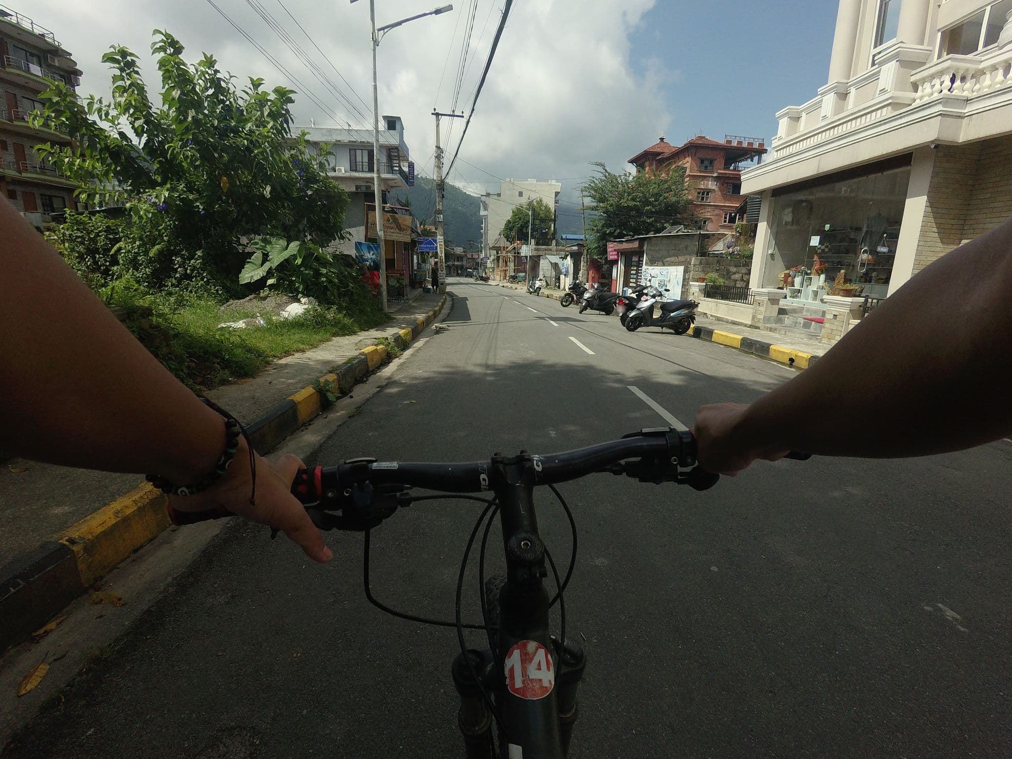 Street view near Nepali Cottage Guest House, Pokhara