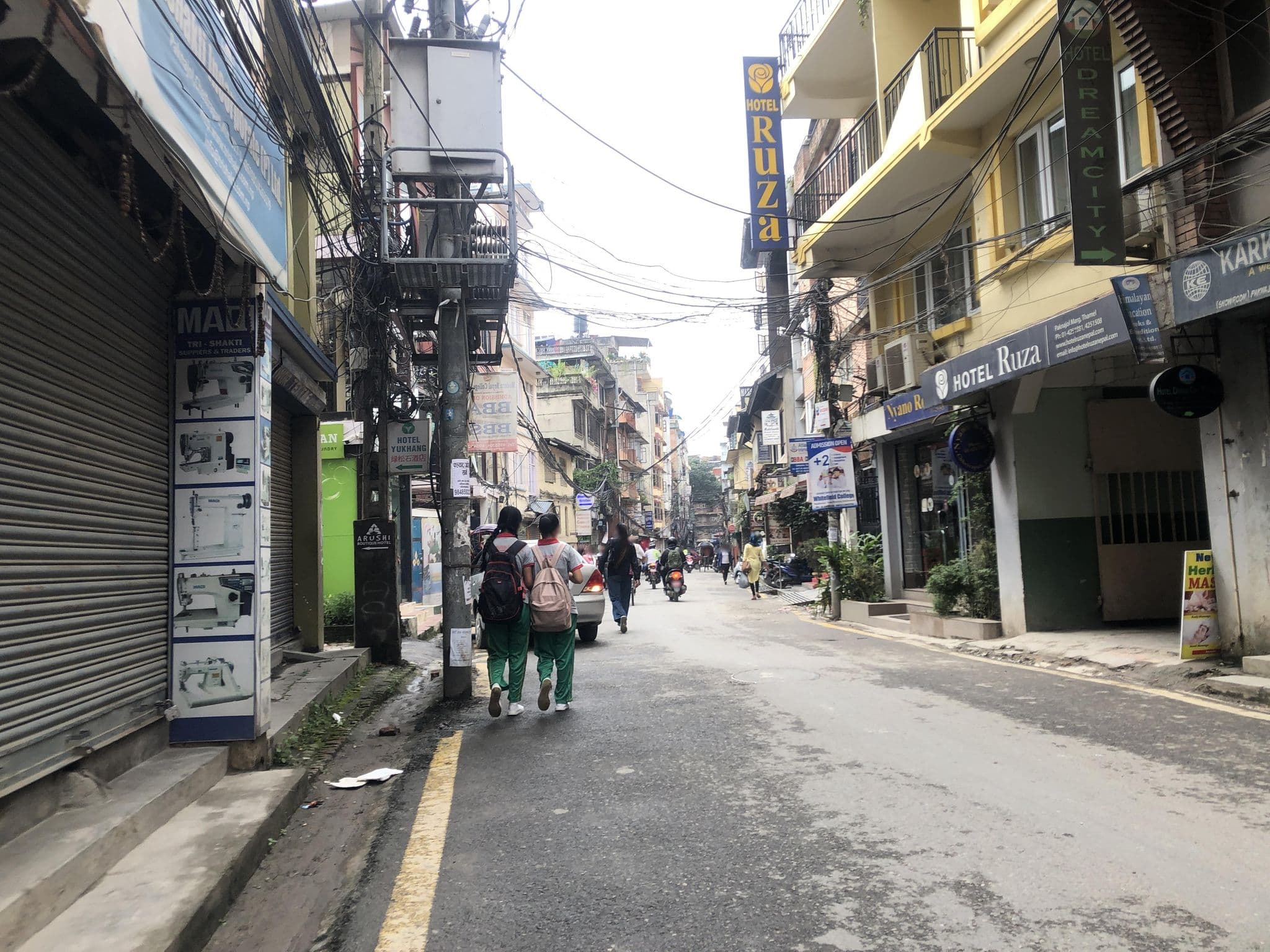 Street view near Hotel Dream City, Kathmandu