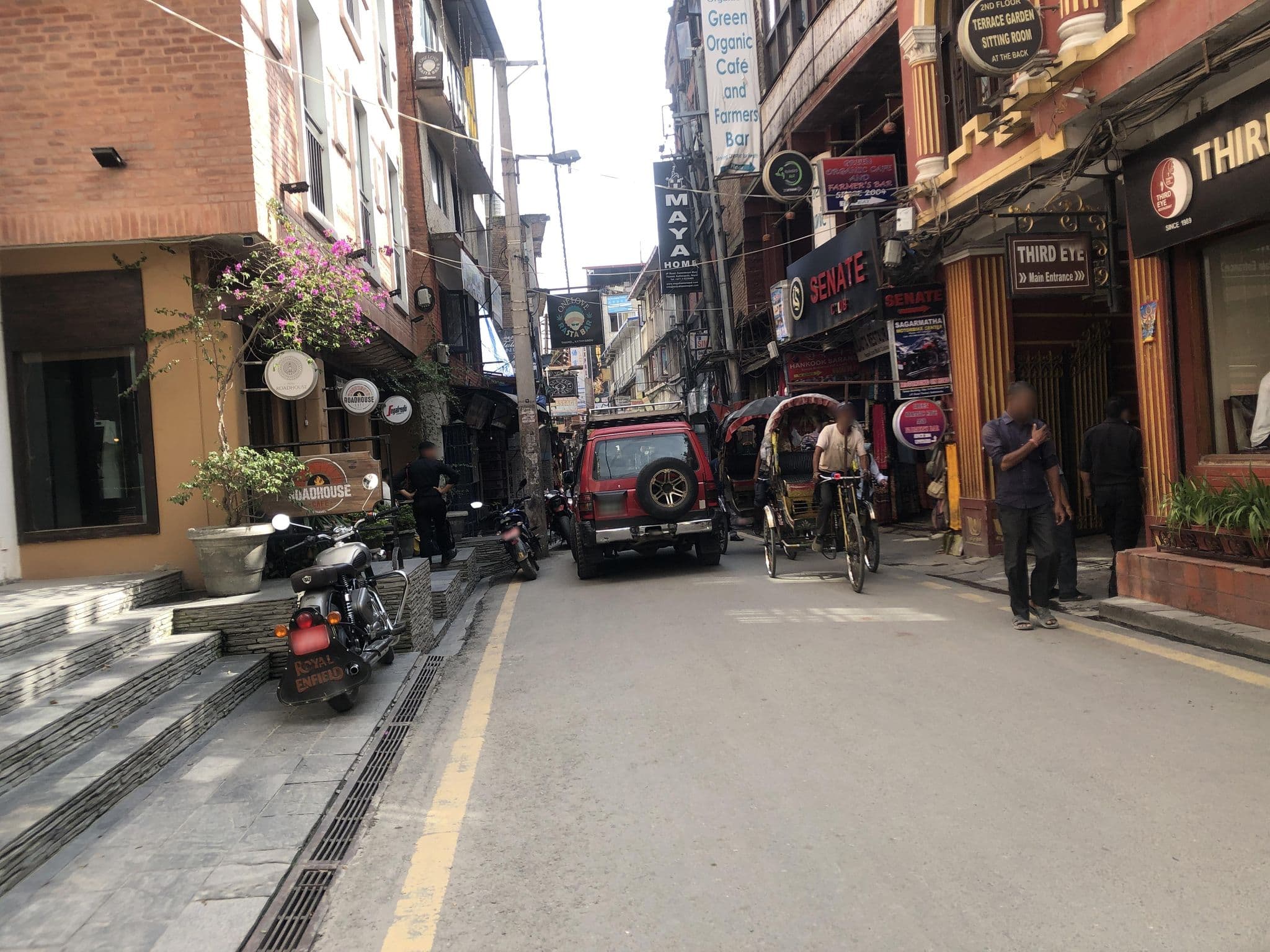 Street view near Trekkers Home, Kathmandu