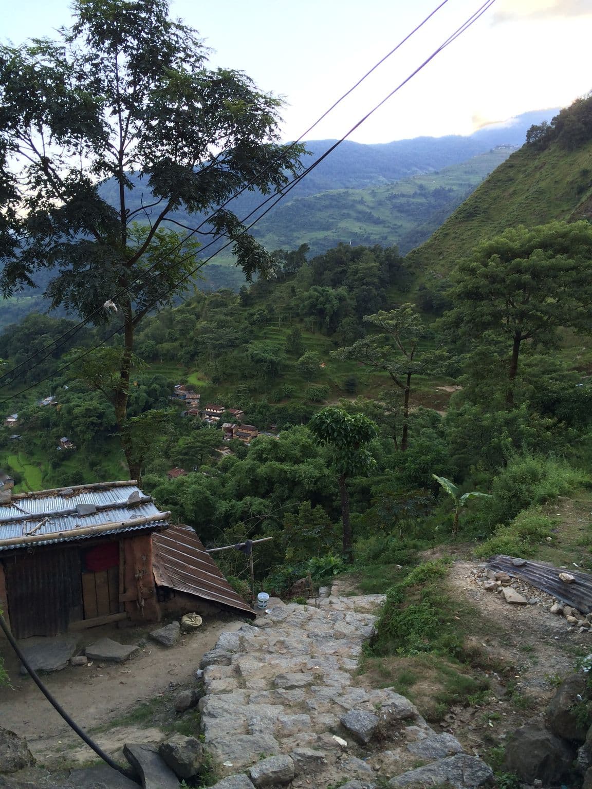 Street view near Bindu's place, Besisahar