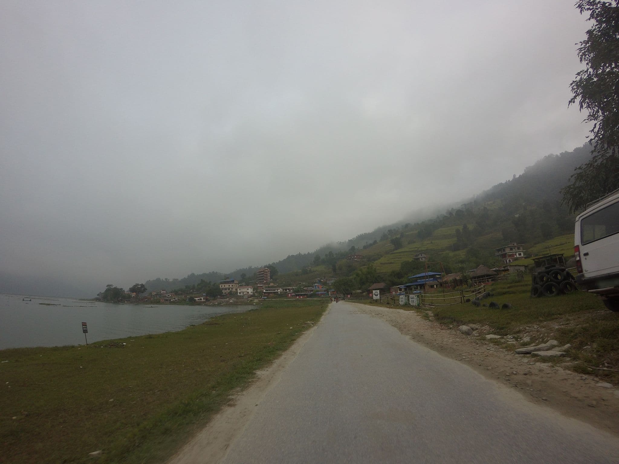 Street view near Maya Devi Village, Pokhara