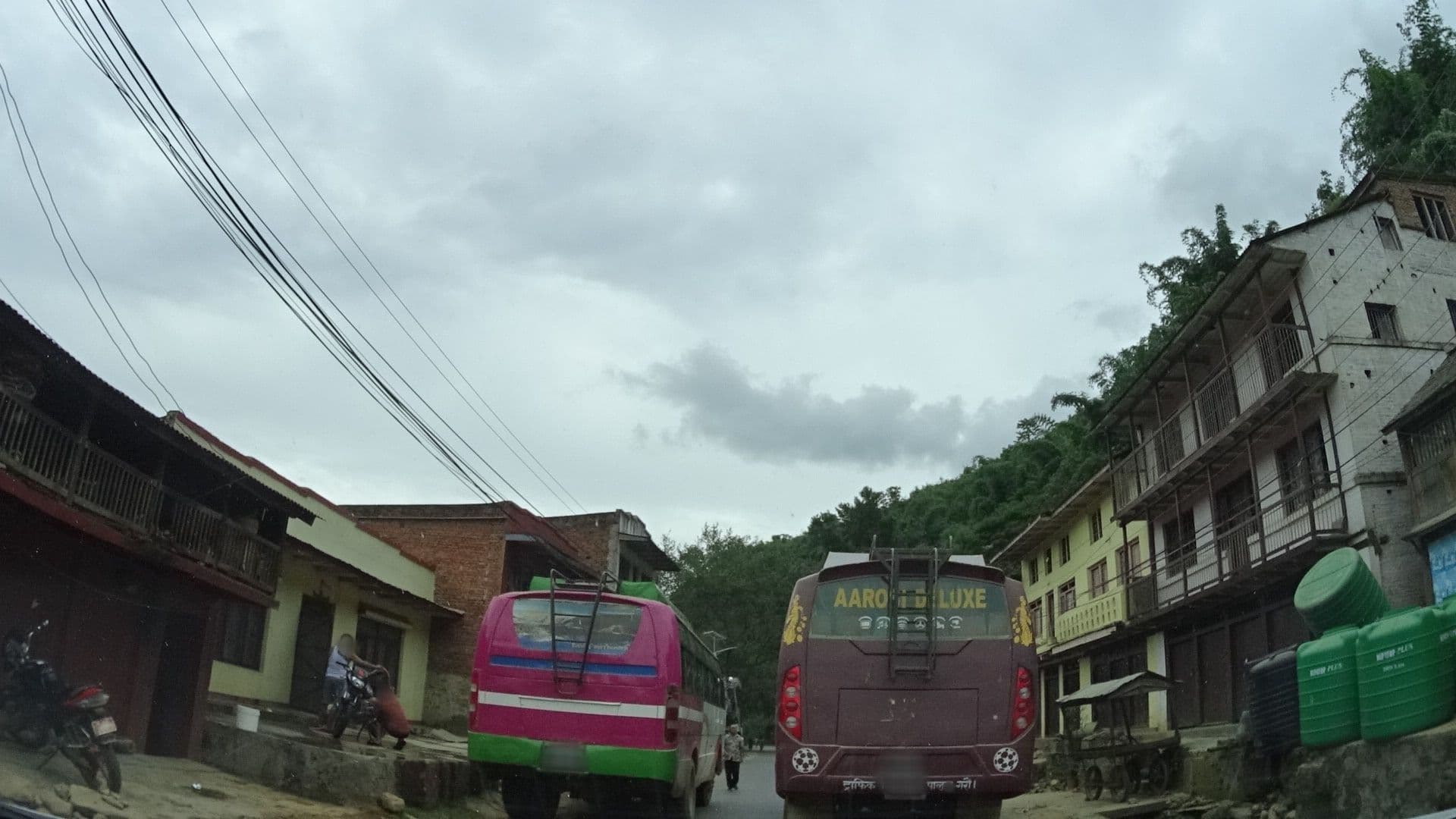 Street view near Hotel Annapurna, Besisahar