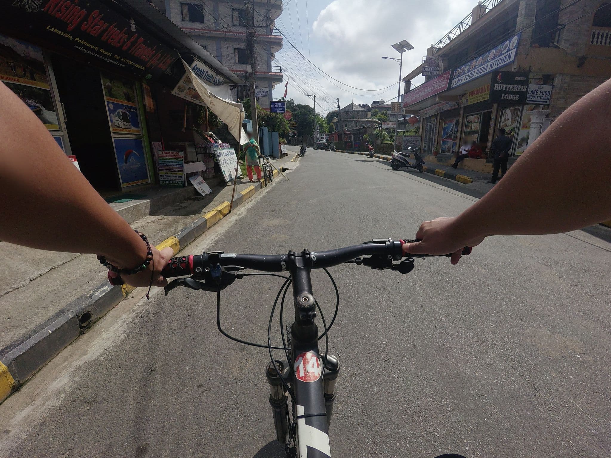 Street view near Elia, Pokhara — © GOwin (CC BY-SA · Mapillary)