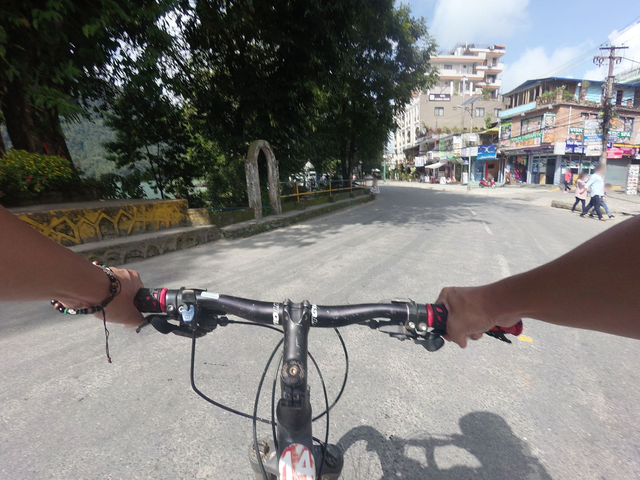 Street view near Batika Classic Hotel, Pokhara — © GOwin (CC BY-SA · Mapillary)