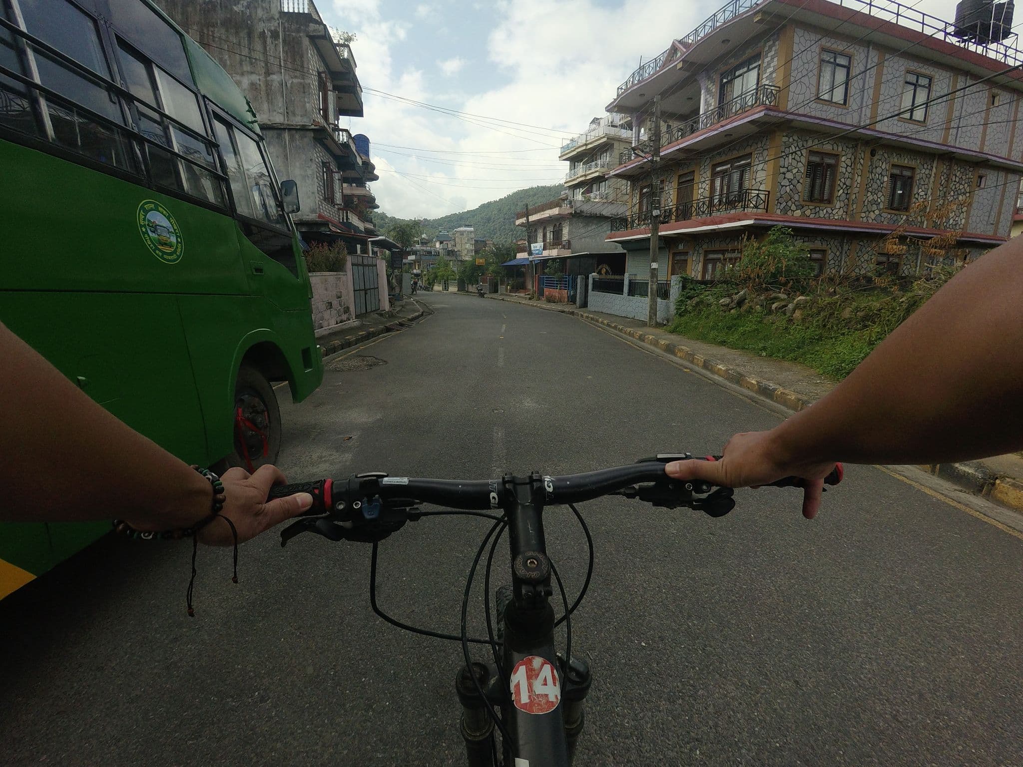 Street view near Hotel Buttercup, Pokhara — © GOwin (CC BY-SA · Mapillary)