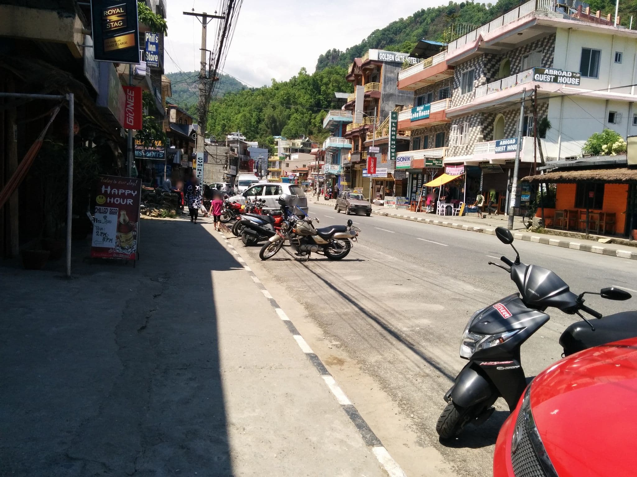 Street view near Pokhara Village Resort, Pokhara