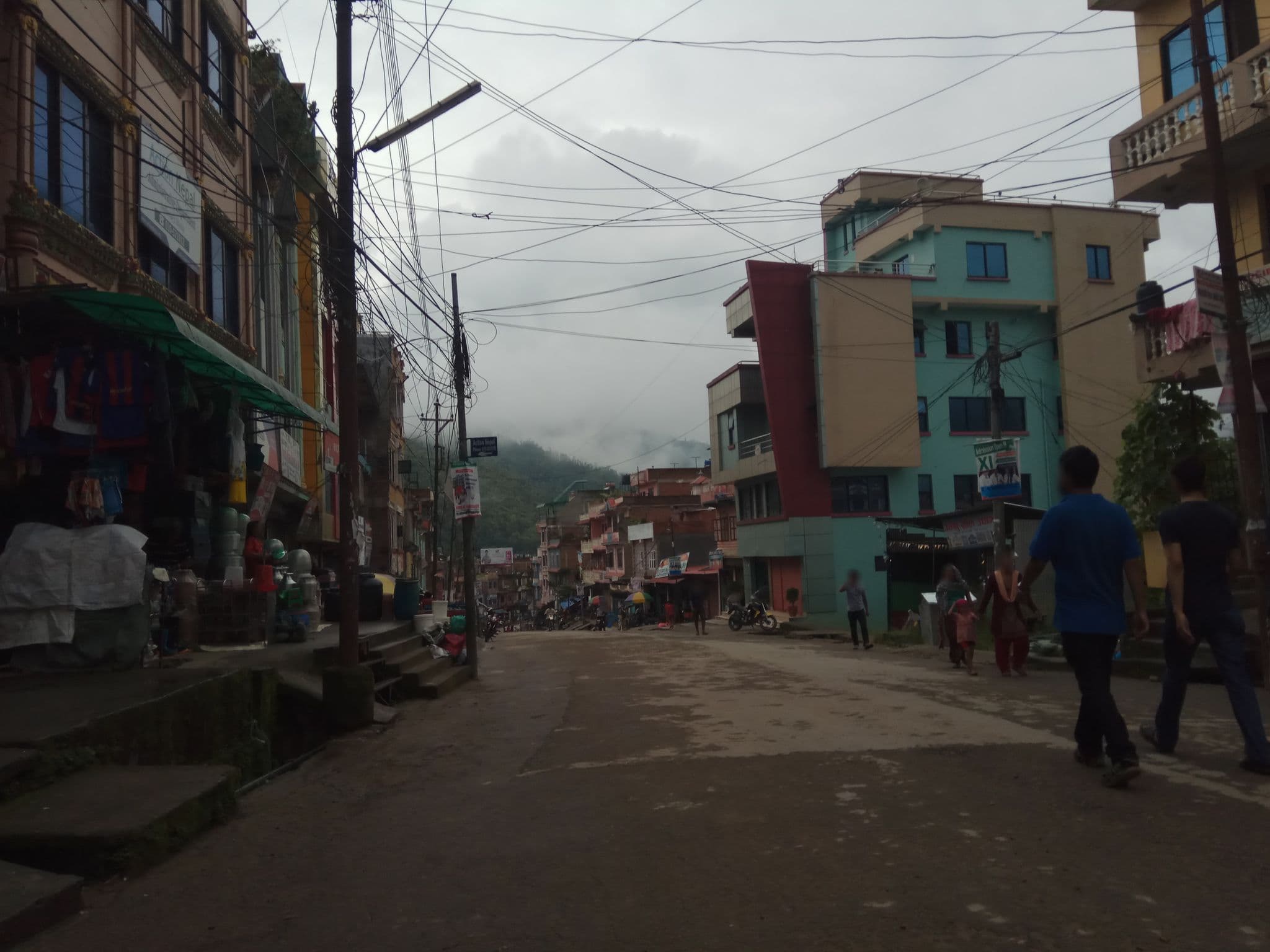 Street view near Ganesh Himal Guest House, Ki̇̄rtipur — © nirabpudasaini (CC BY-SA · Mapillary)