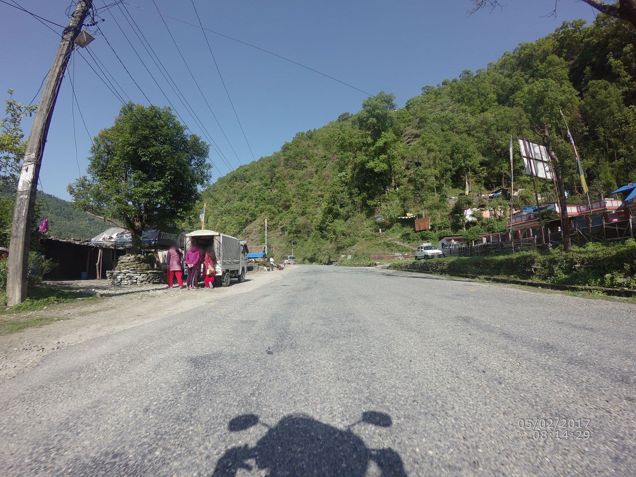 Street view near Dhampus Mahili Hotel and Lodge, Pokhara