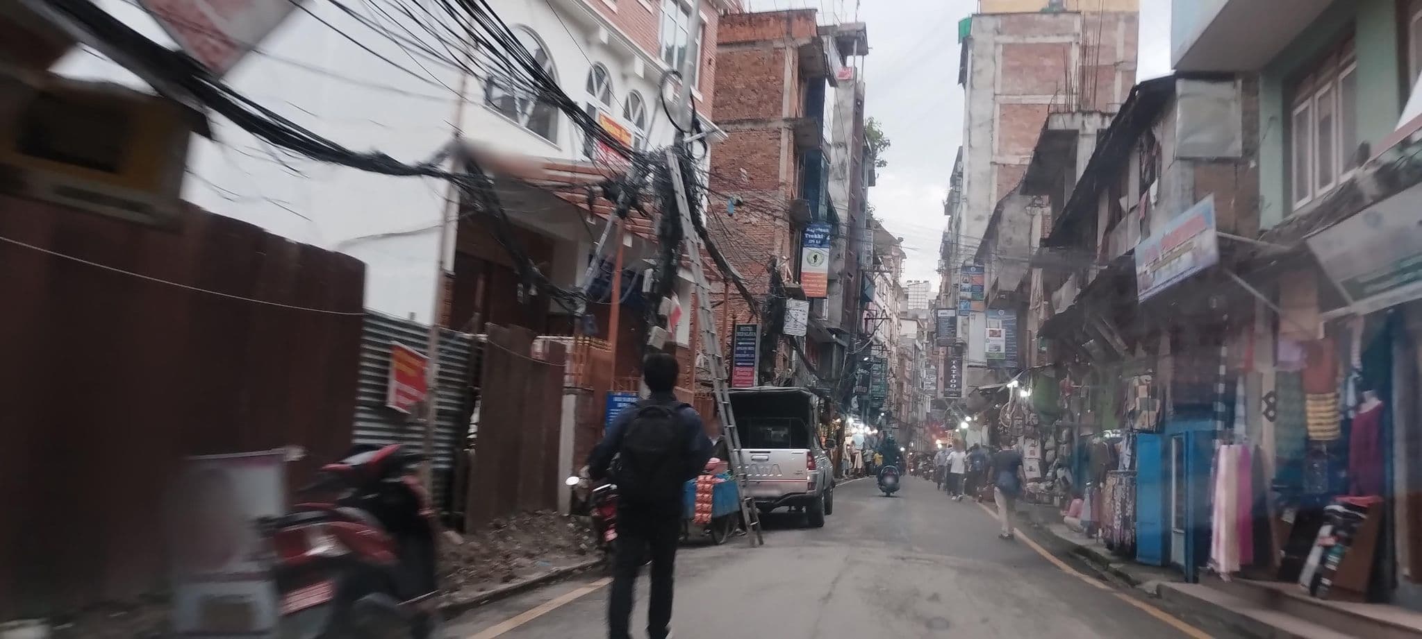Street view near Hotel Yala peak, Kathmandu — © olily (CC BY-SA · Mapillary)