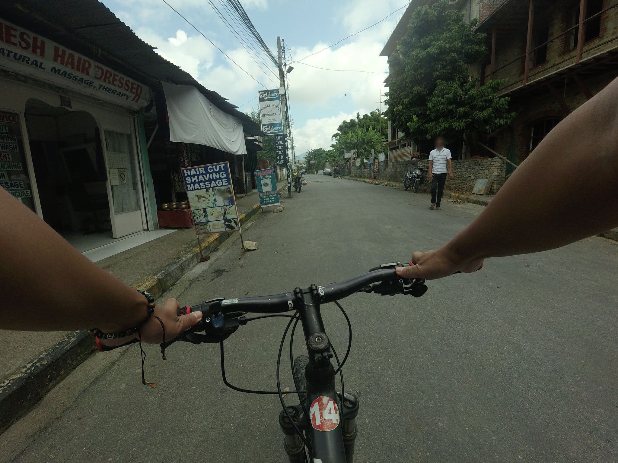 Street view near Hotel Jungle View, Pokhara