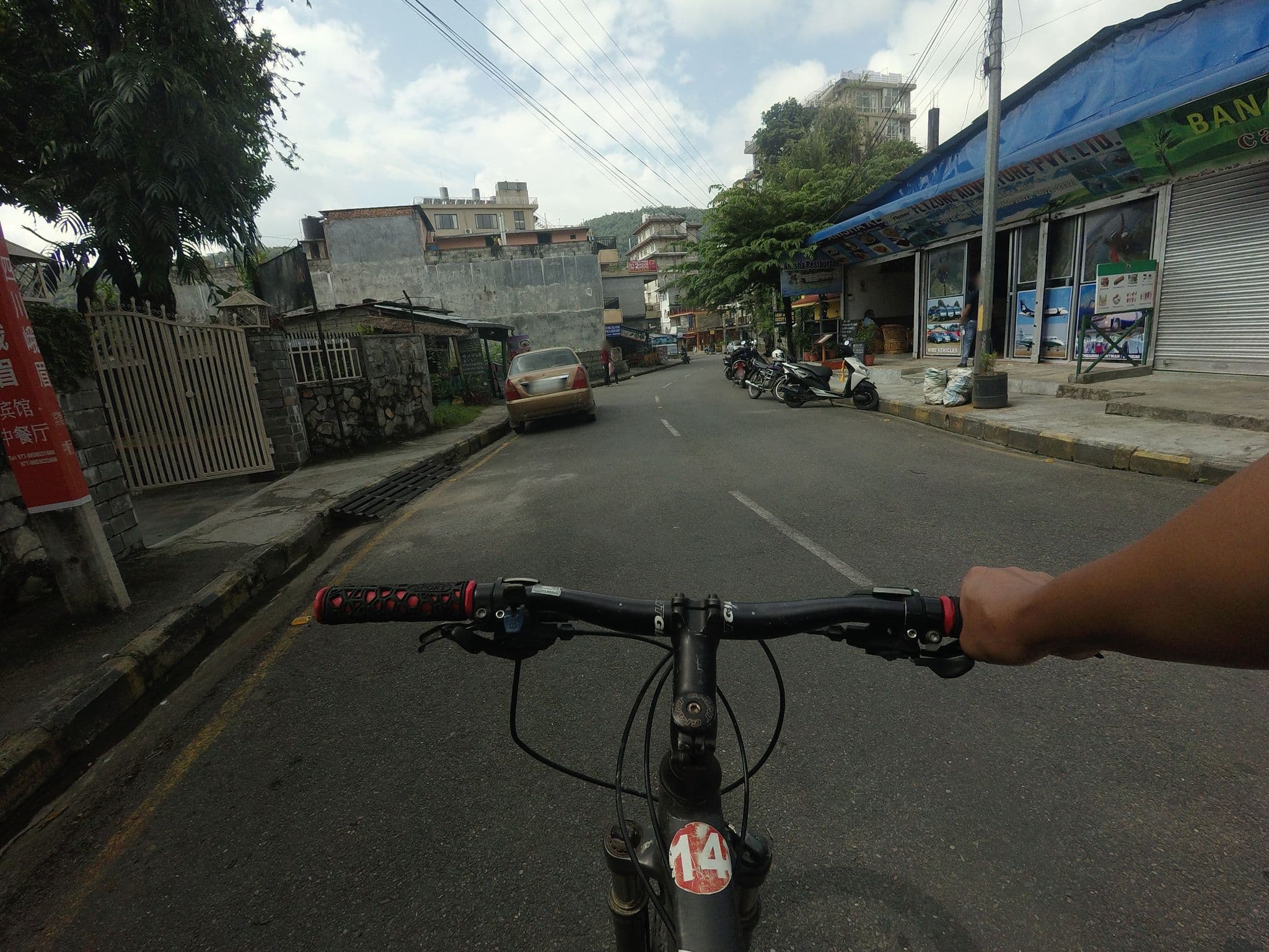 Street view near Royal Guest House, Pokhara