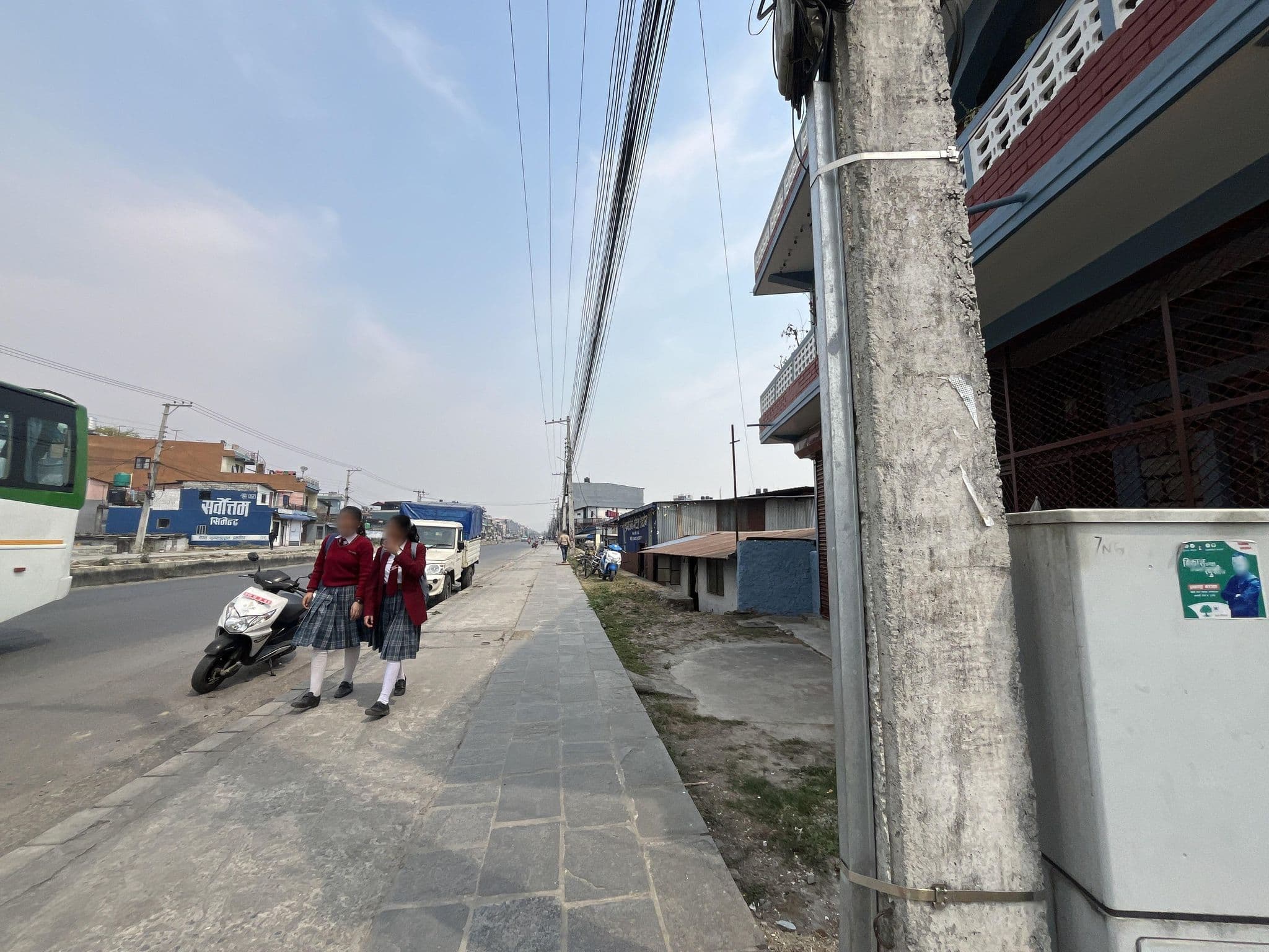 Street view near Hotel Rythm, Pokhara