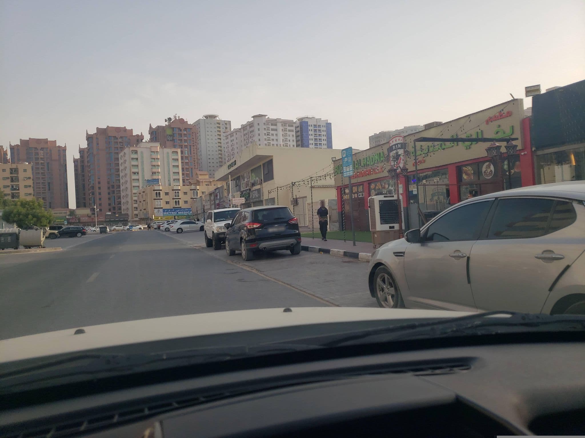 Street view near Marhaba Residence - Ajman, Ajman — © mapfool (CC BY-SA · Mapillary)