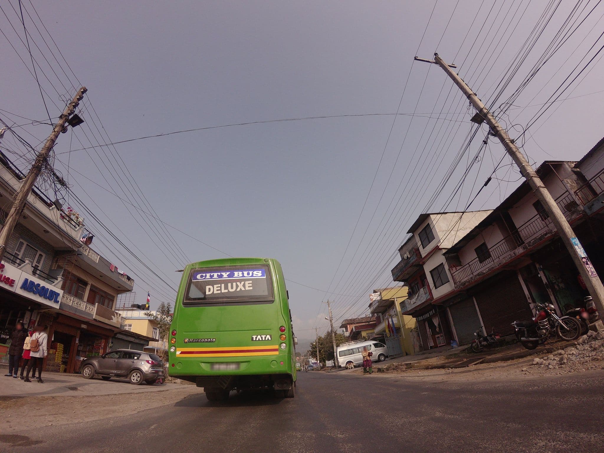 Street view near Hotel Fishtail Inn, Pokhara