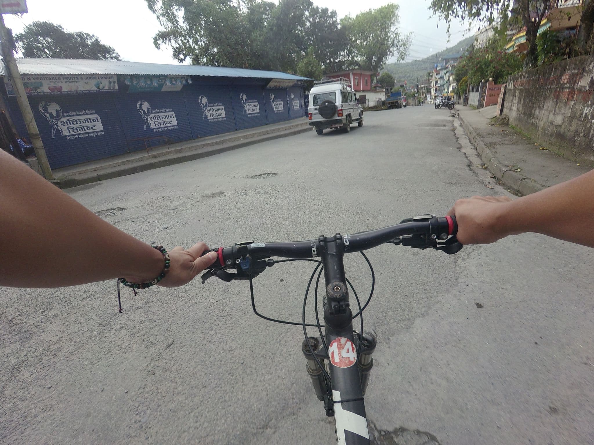 Street view near Hotel Manaslu II, Pokhara — © GOwin (CC BY-SA · Mapillary)