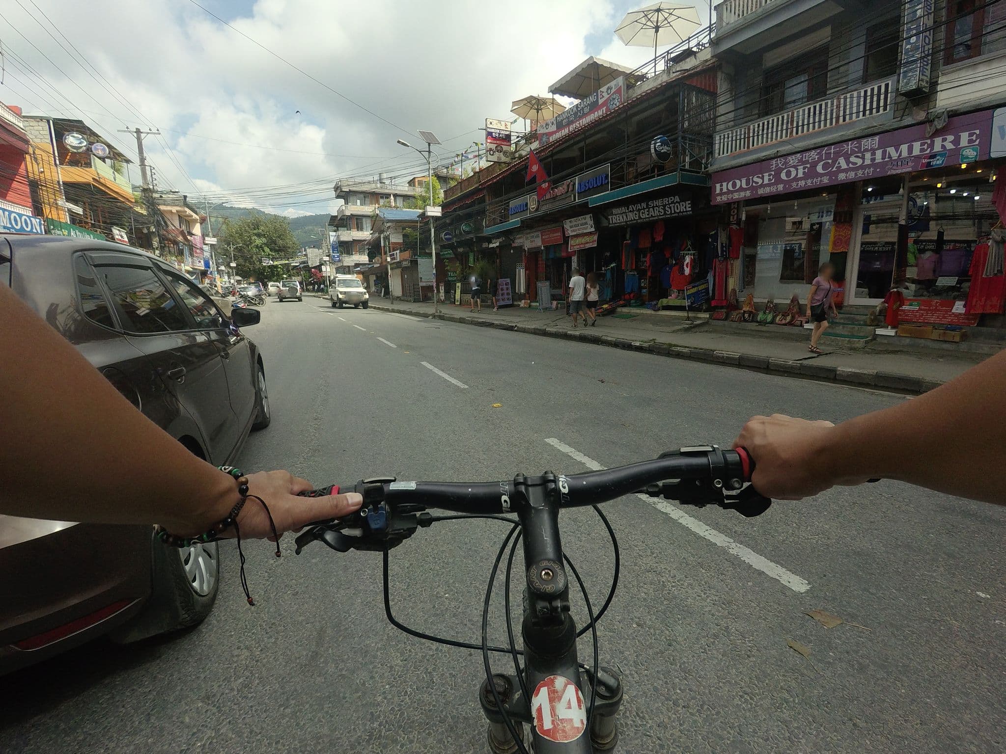 Street view near Alka Guest House, Pokhara
