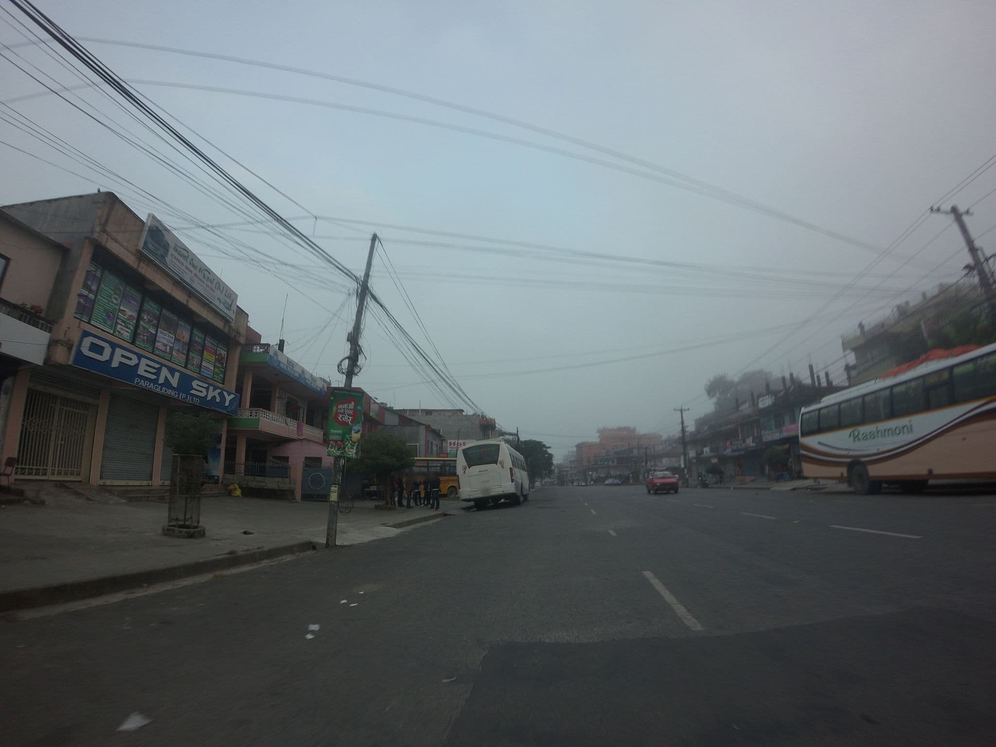 Street view near Hotel Peace Pokhara, Pokhara