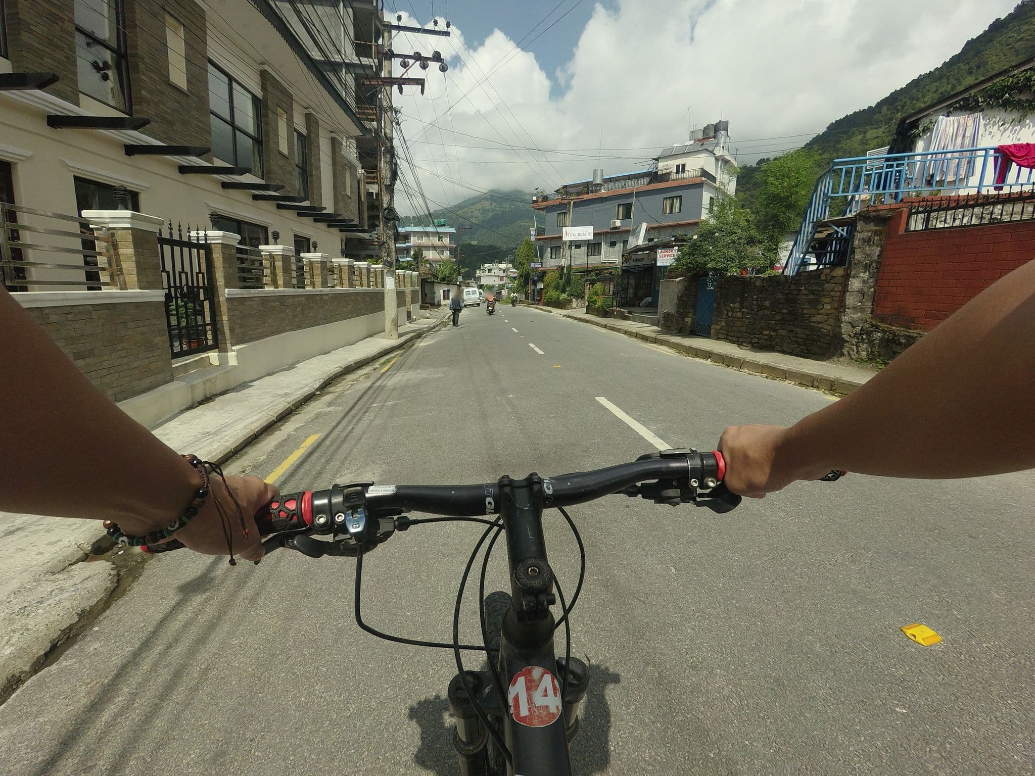 Street view near Tuki Resort, Pokhara