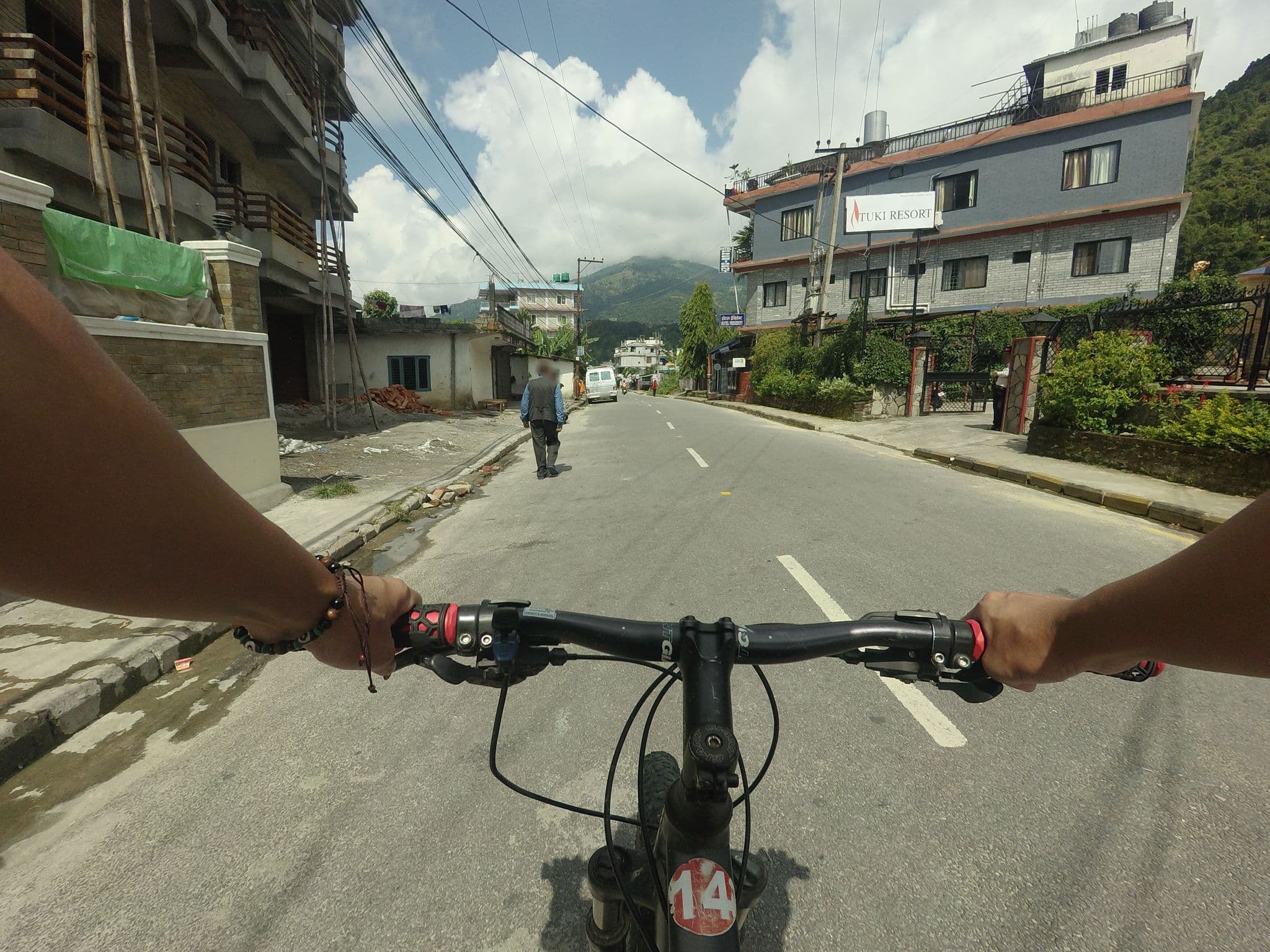 Street view near Hotel Kailash, Pokhara