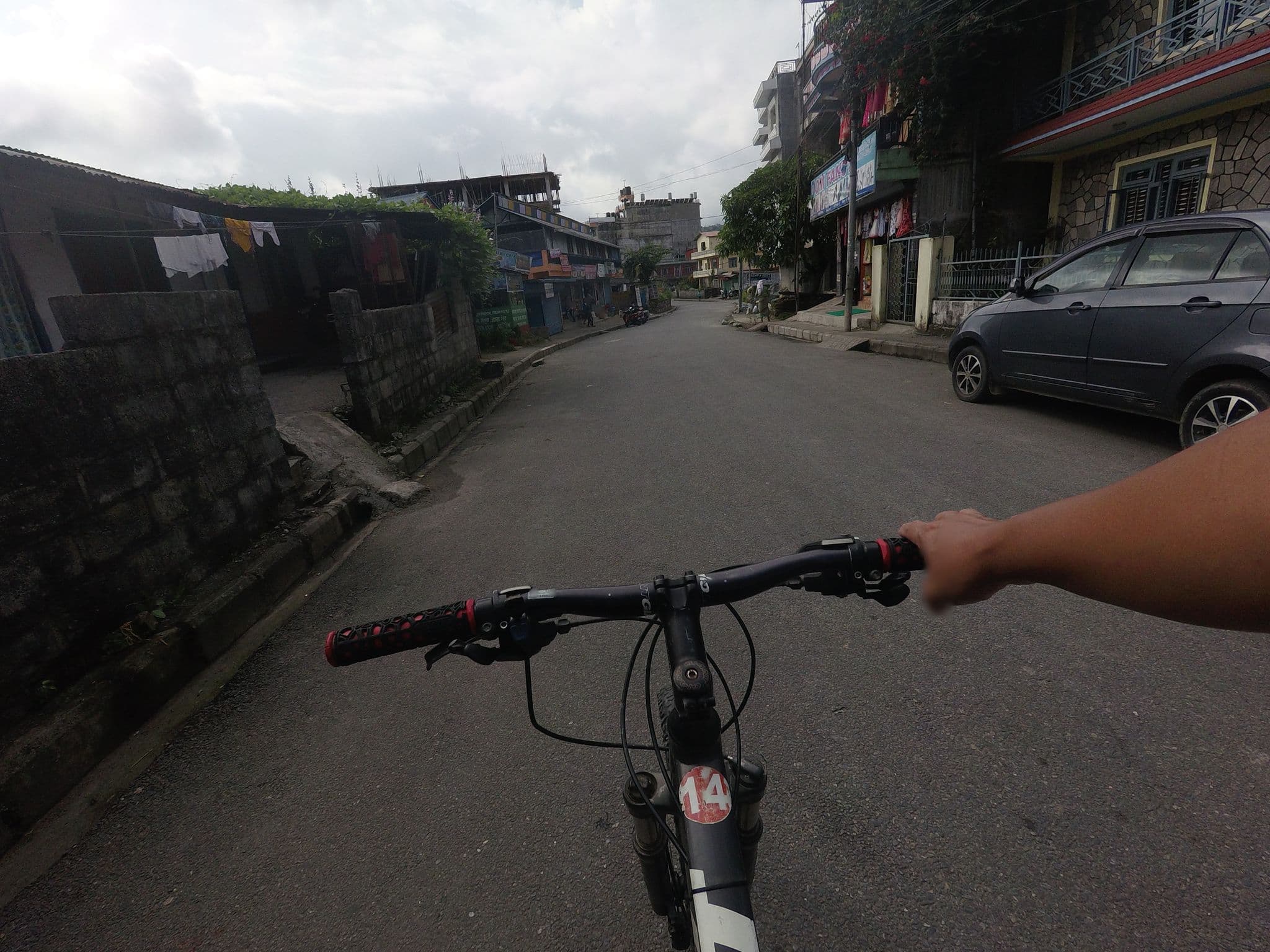 Street view near Hotel Pokhara Blue Lake, Pokhara
