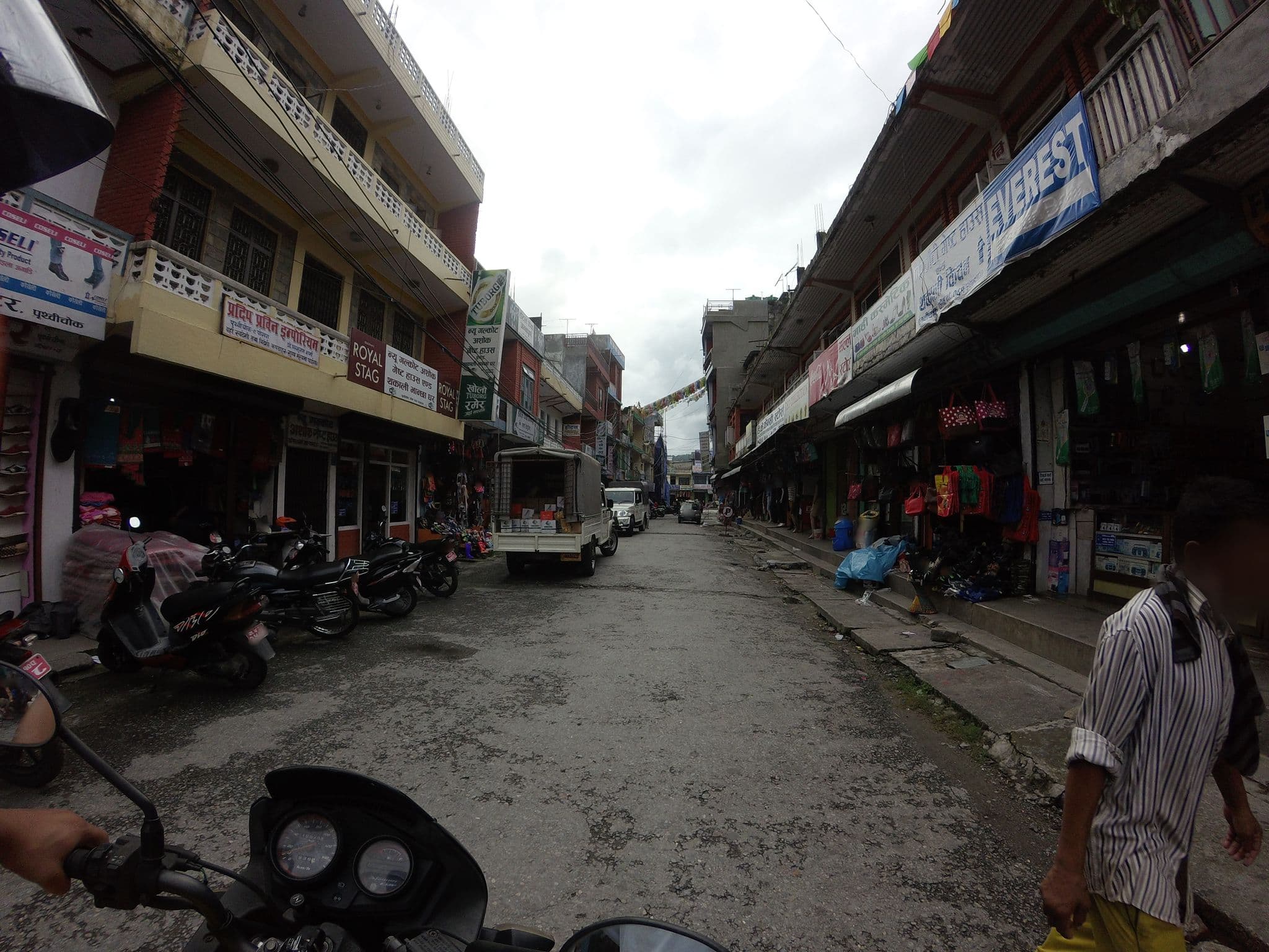 Street view near Thakali Guest House, Pokhara
