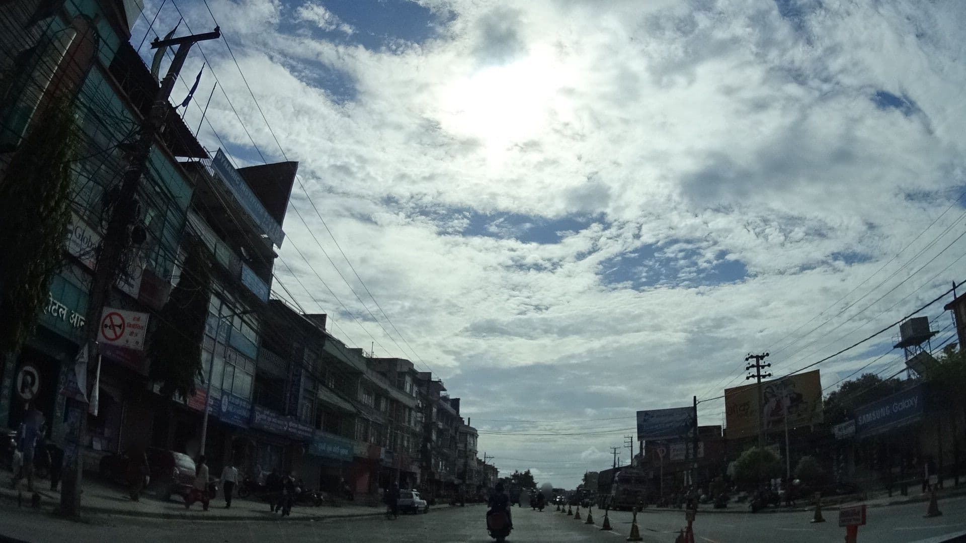 Street view near Anand Buisness Hotel, Pokhara