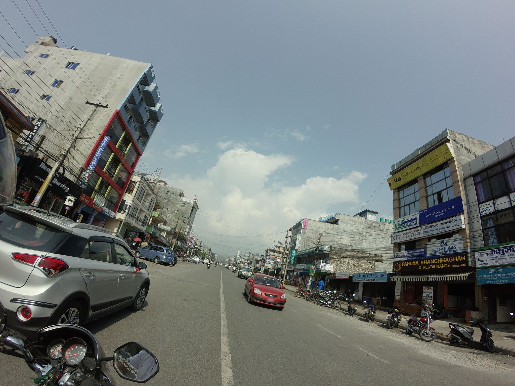 Street view near Hotel Deep Sagar, Pokhara